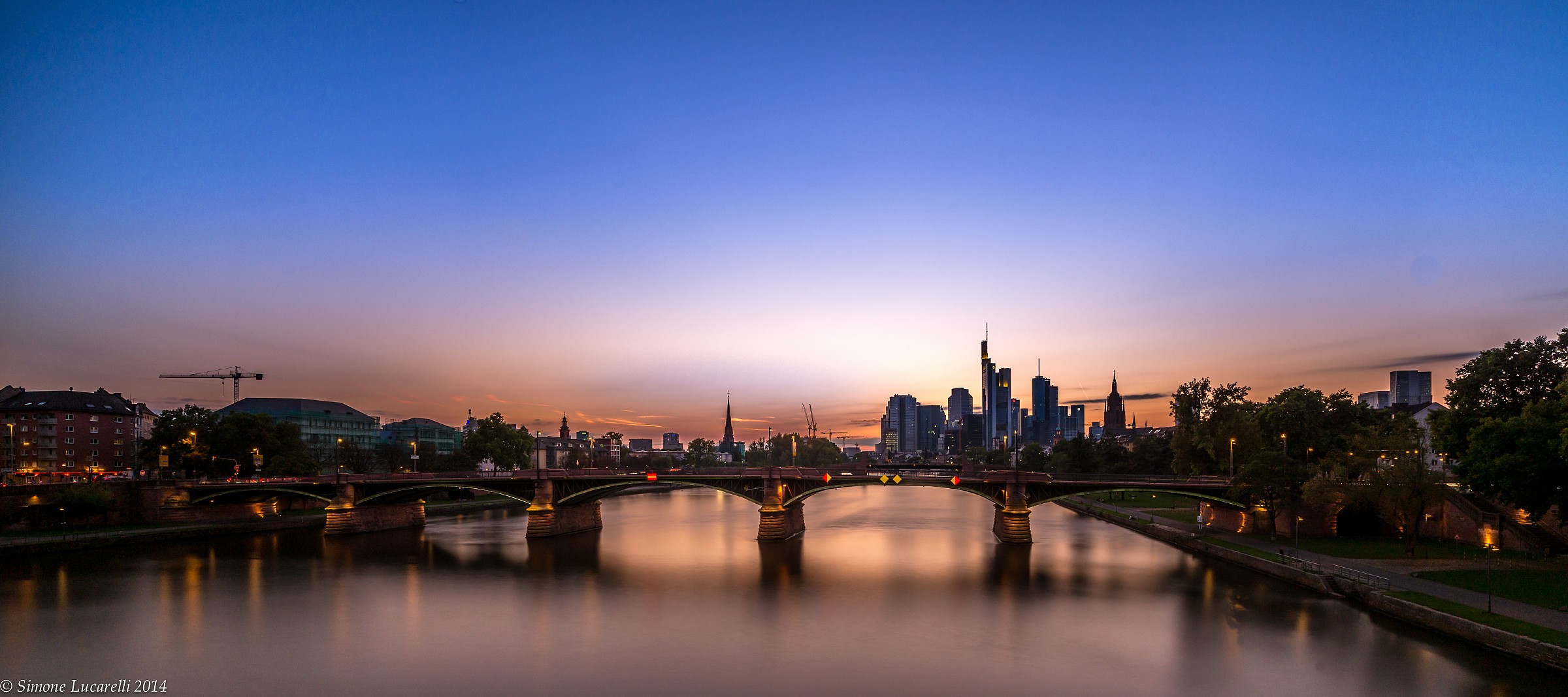 Frankfurt sunset
