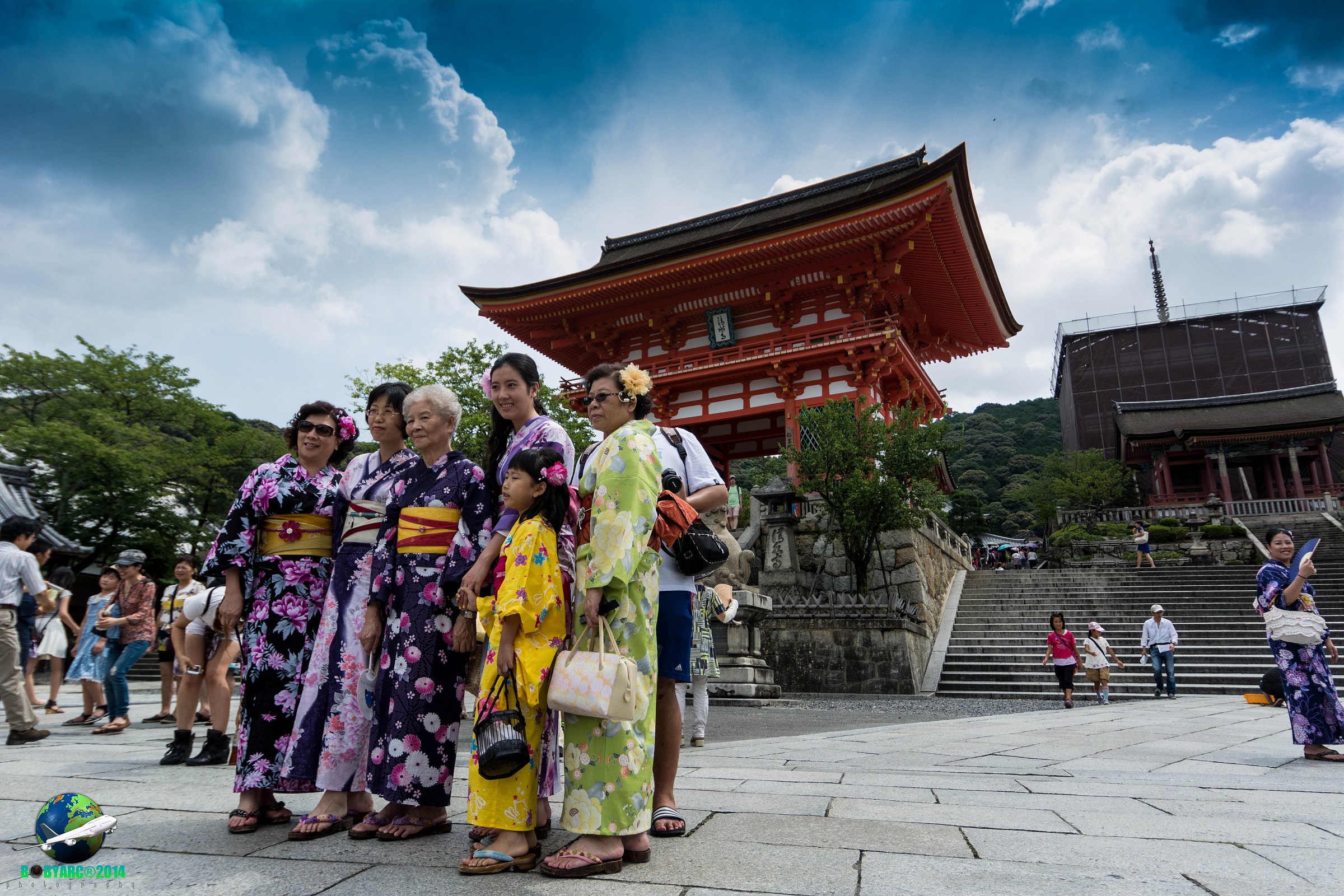 Koreane al Tempio di Kiyomizu-dera