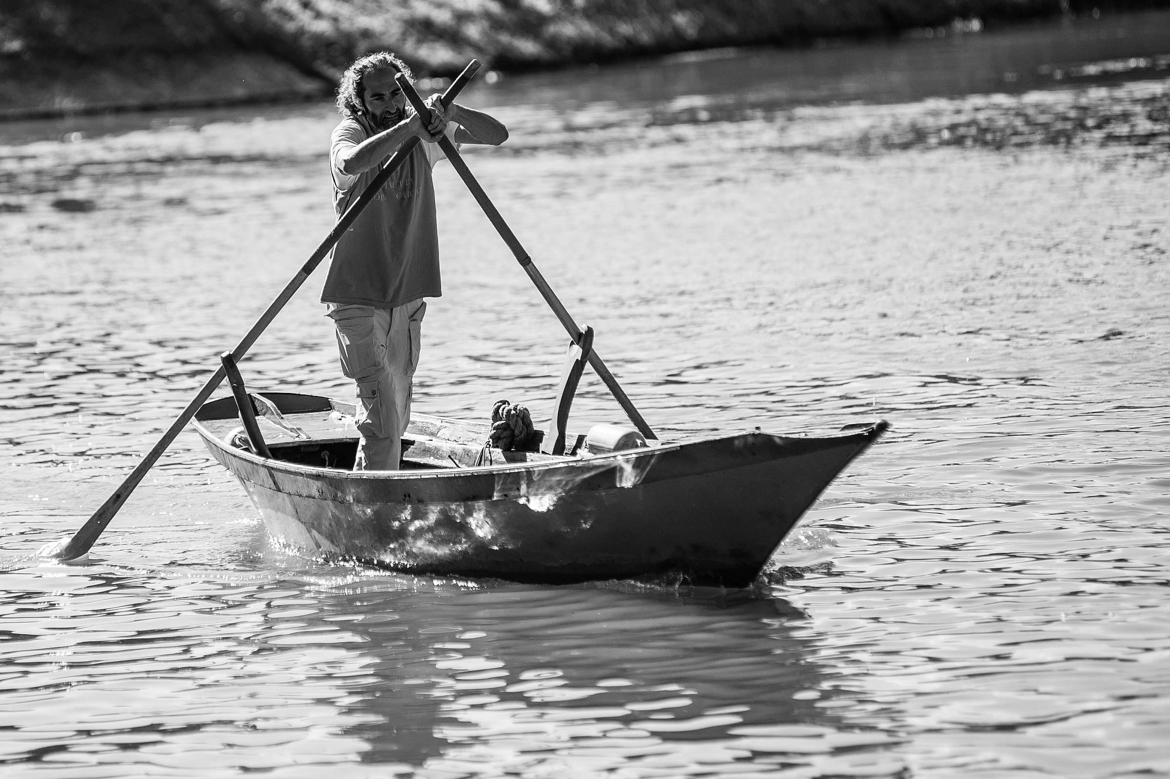 Voga alla valesana (due remi)