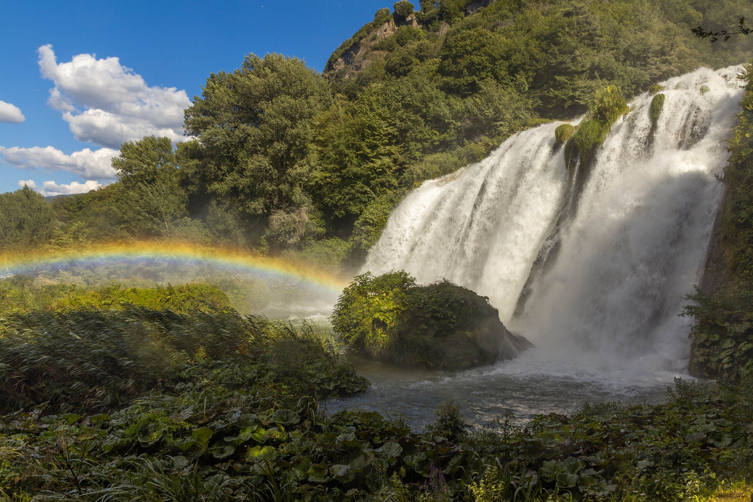 Rainbow & Waterfall