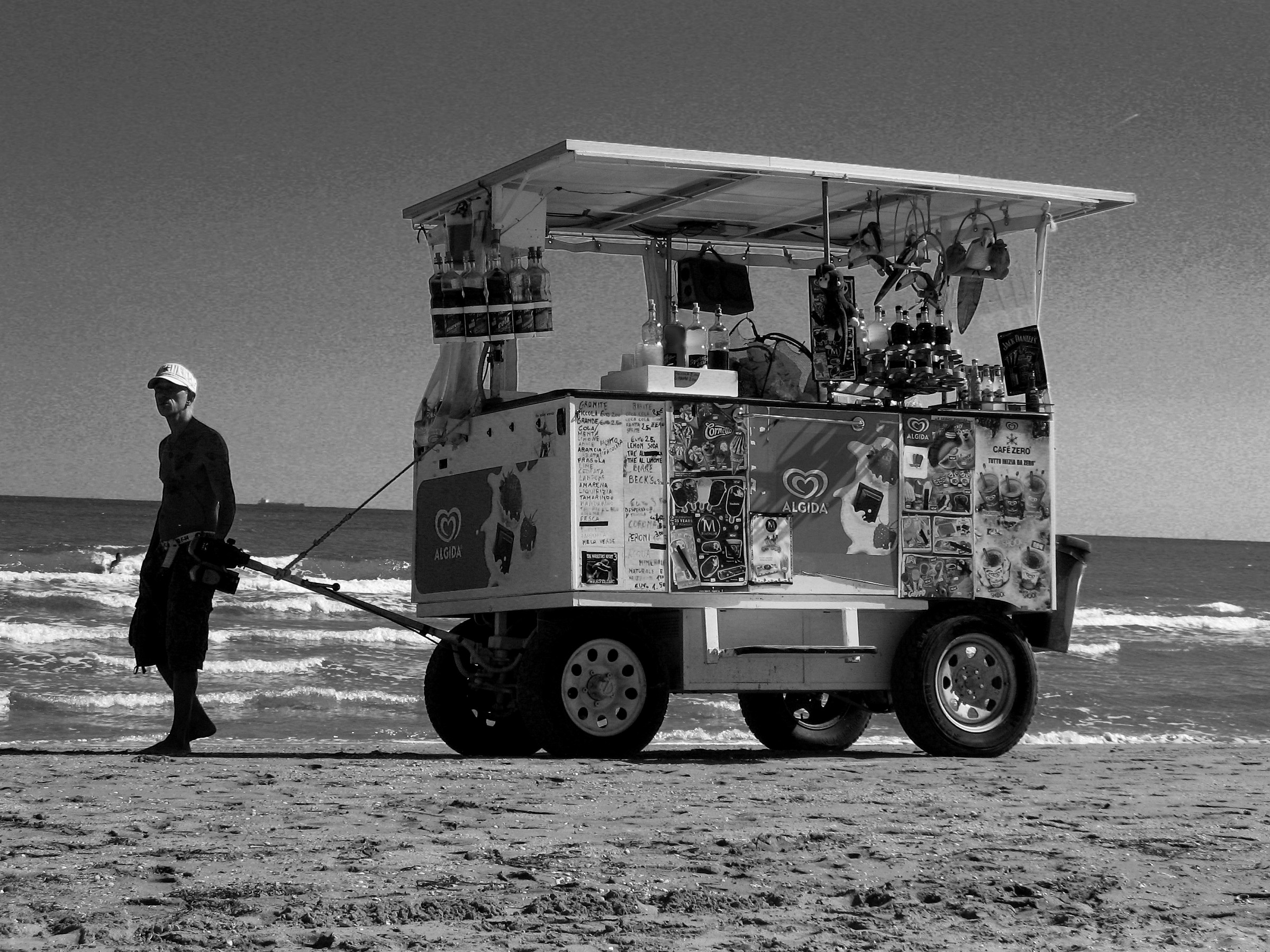 Il gelataio del Lido di Venezia