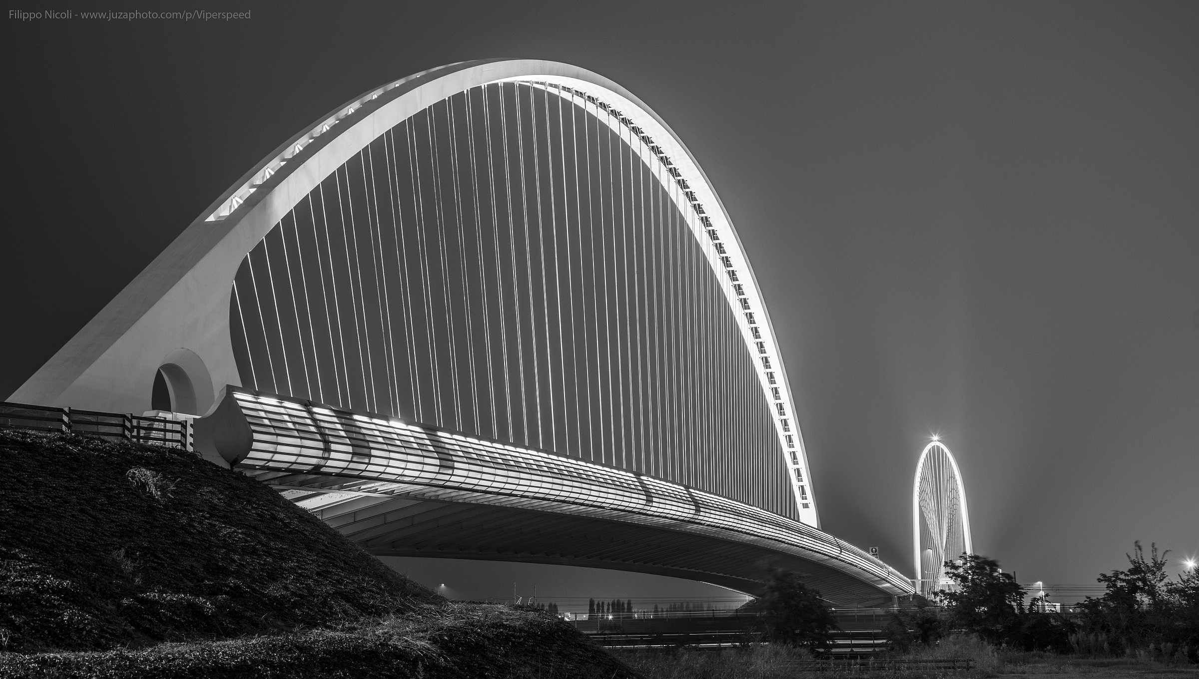Calatrava bridge in Reggio Emilia