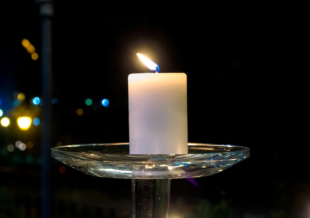 A candle in the wind...