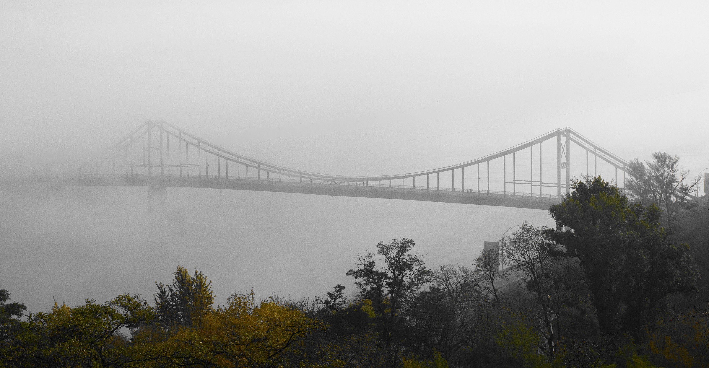Park bridge in ukraine