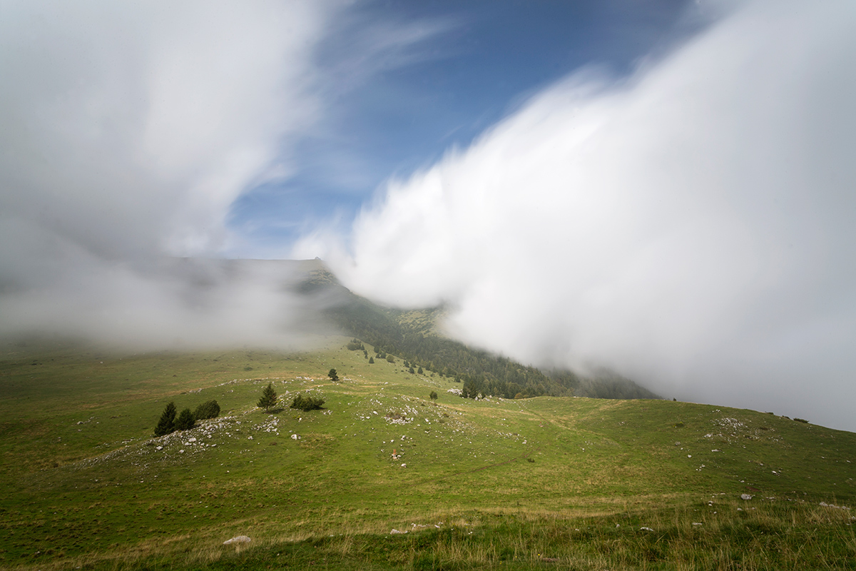 La dolce carezza delle nuvole...