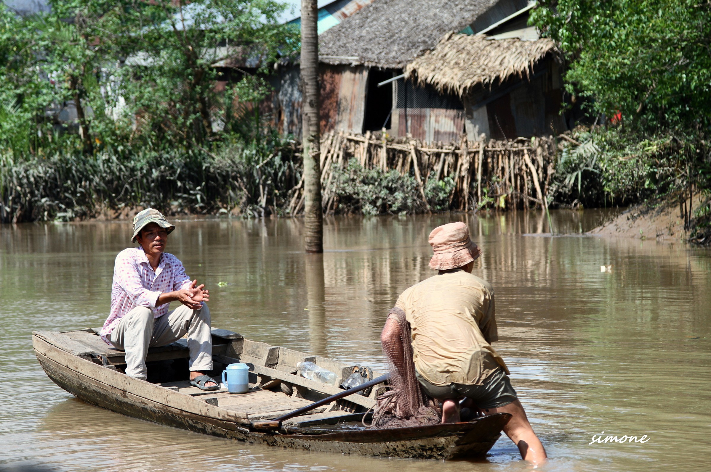 Fishermen on the Mekong