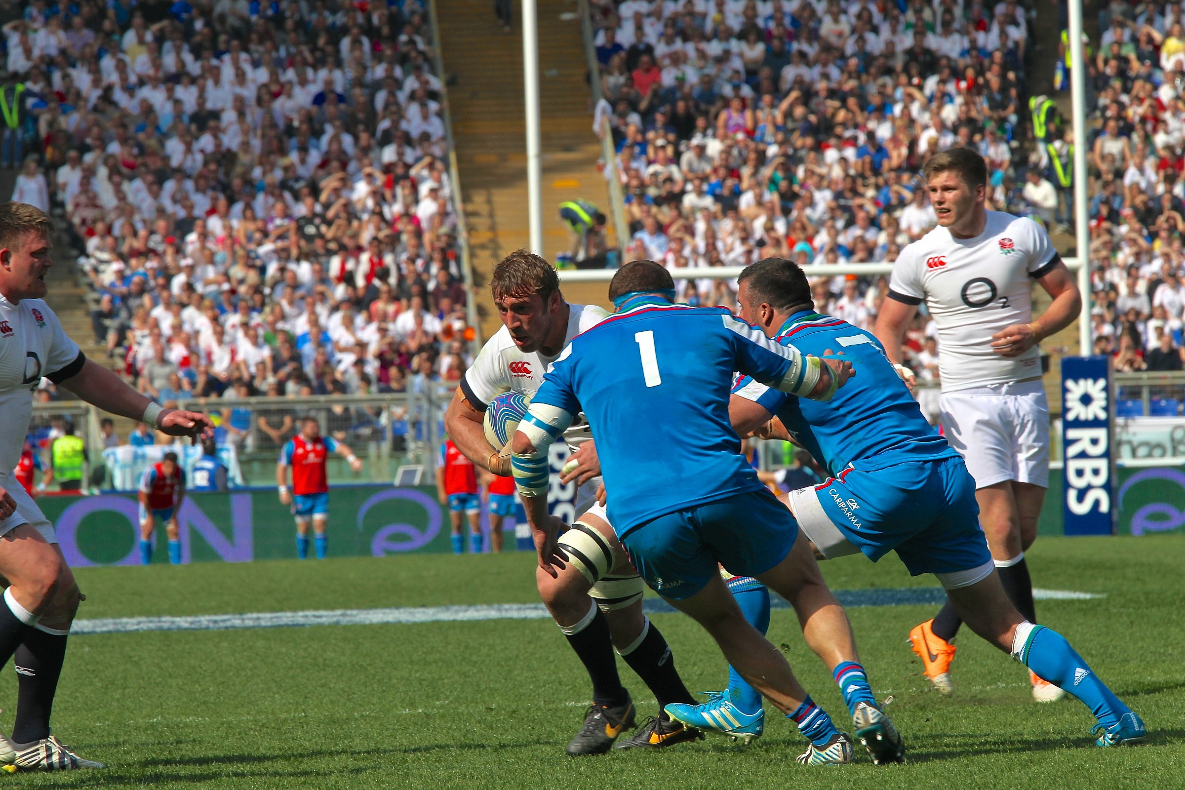 Rugby, 6 Nazioni 2014. Italia vs Inghilterra.