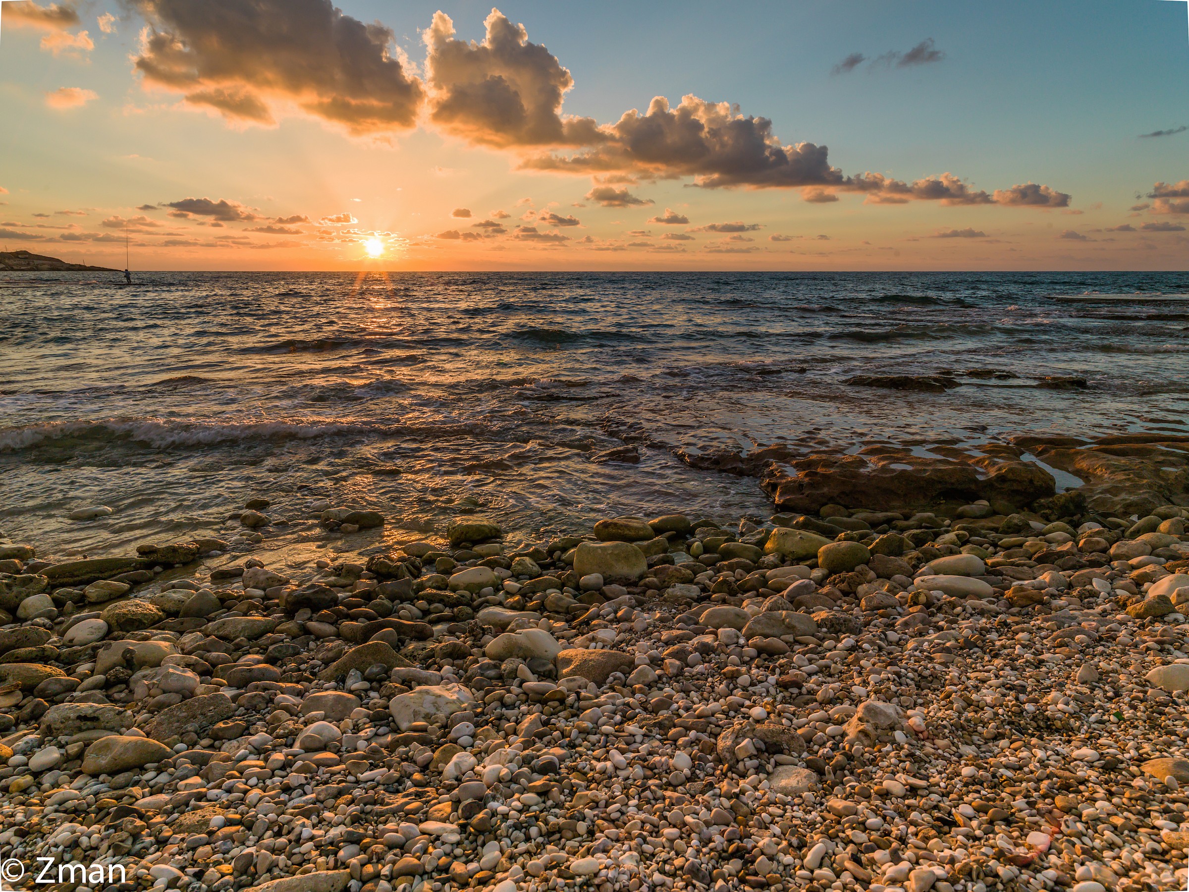 Il Pebble Beach nei pressi di Al-Nakoura