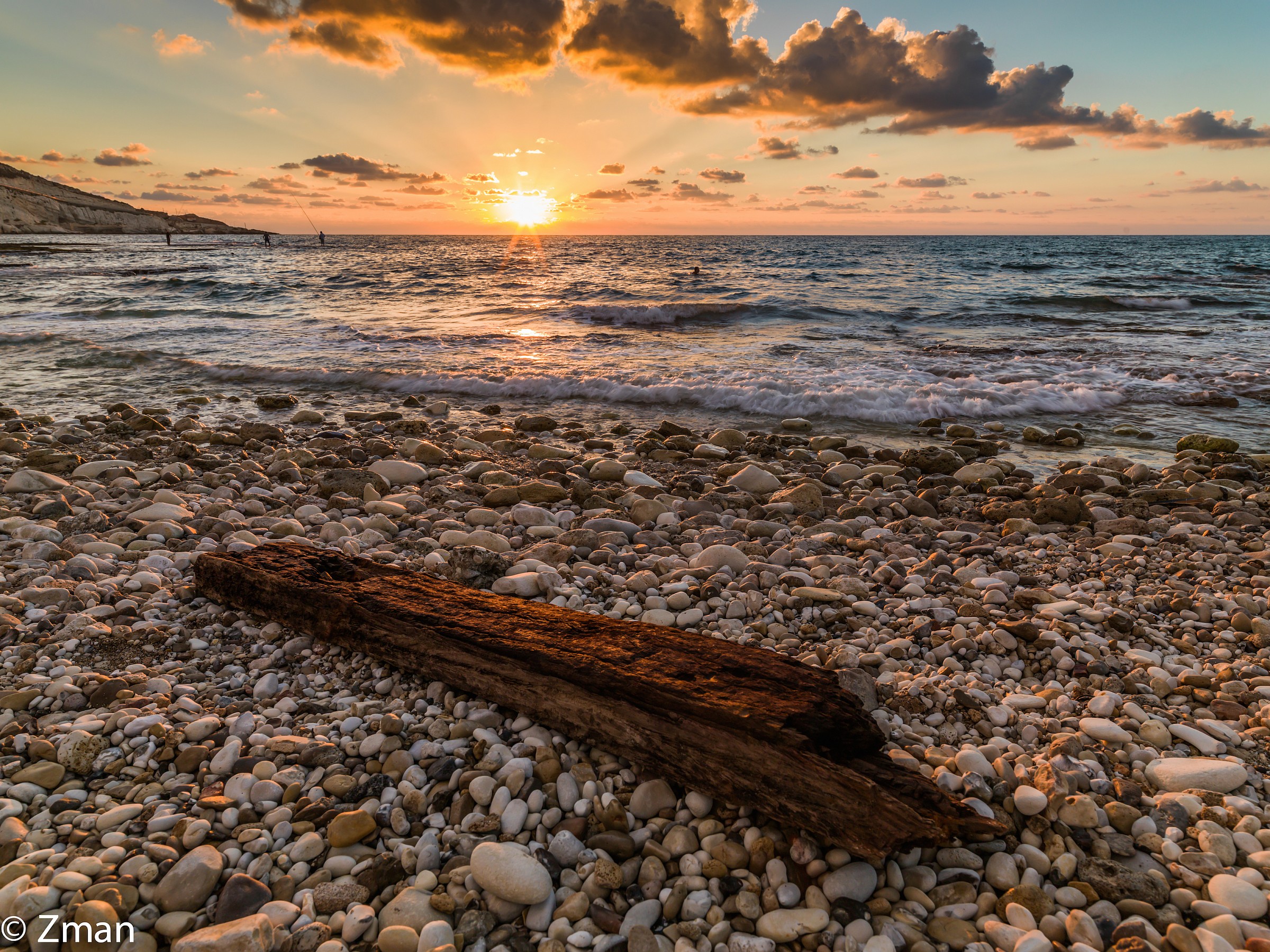 Il Pebble Beach nei pressi di Al-Nakoura