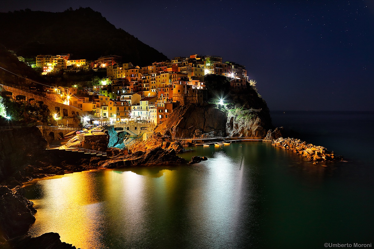 Manarola in the night