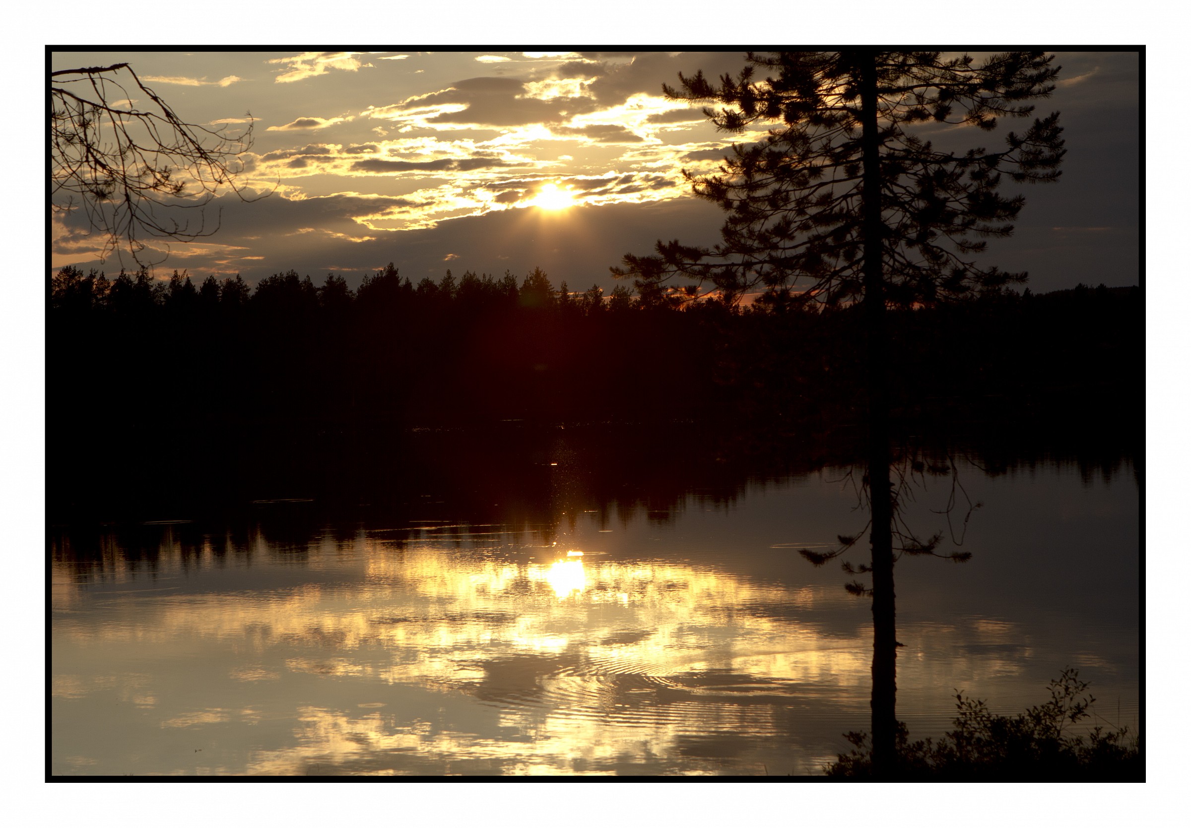 Midnightsun, Lapponia, Finland