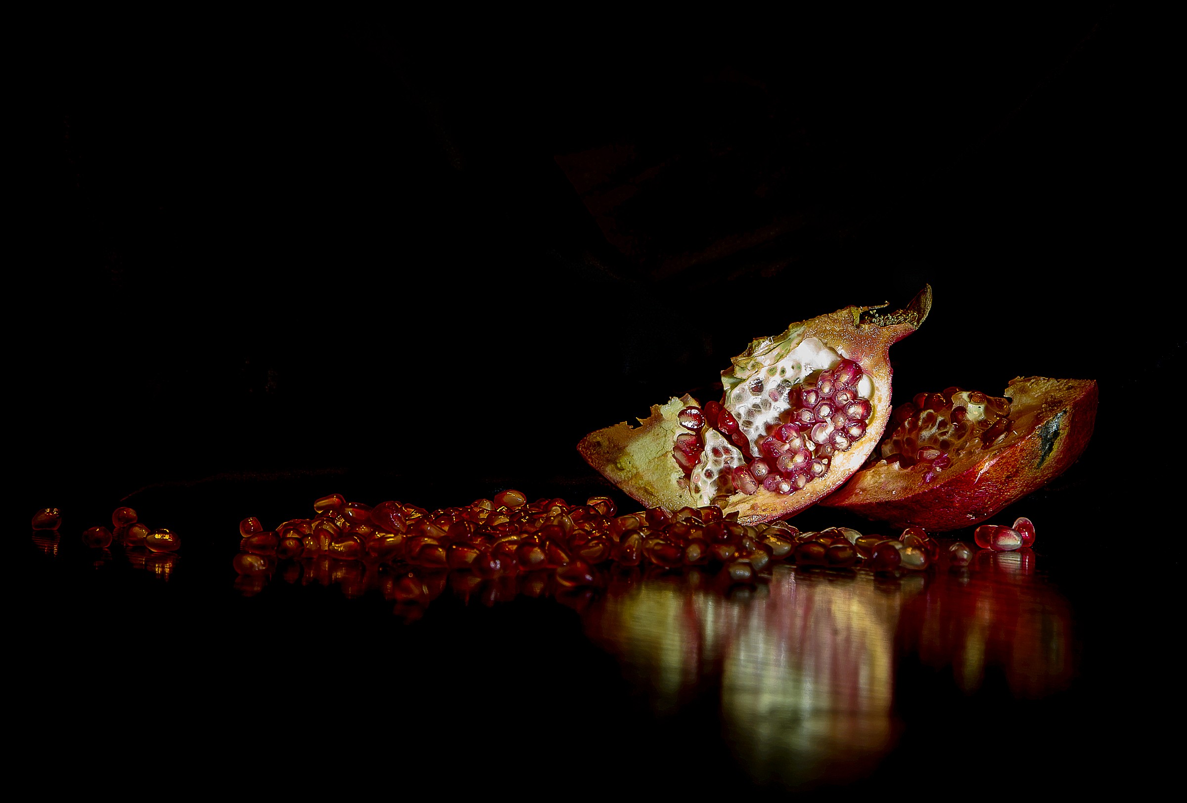slice of pomegranate