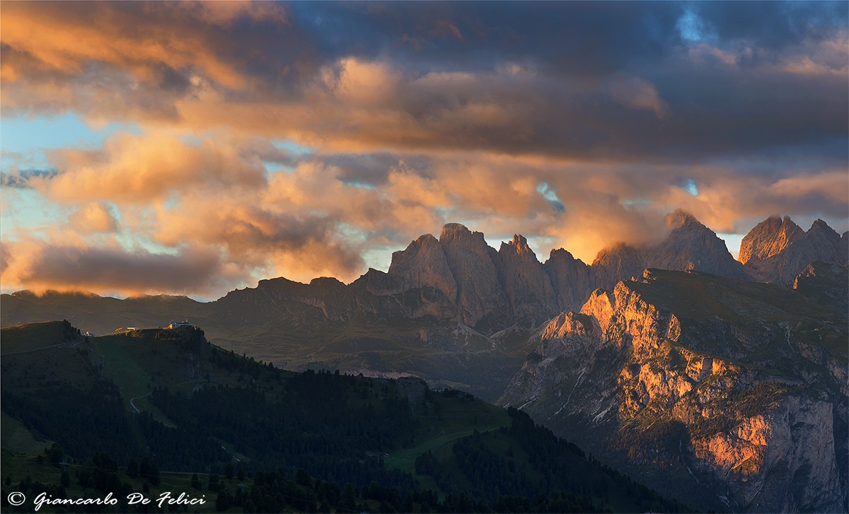 Tramonto dal Sasso Lungo