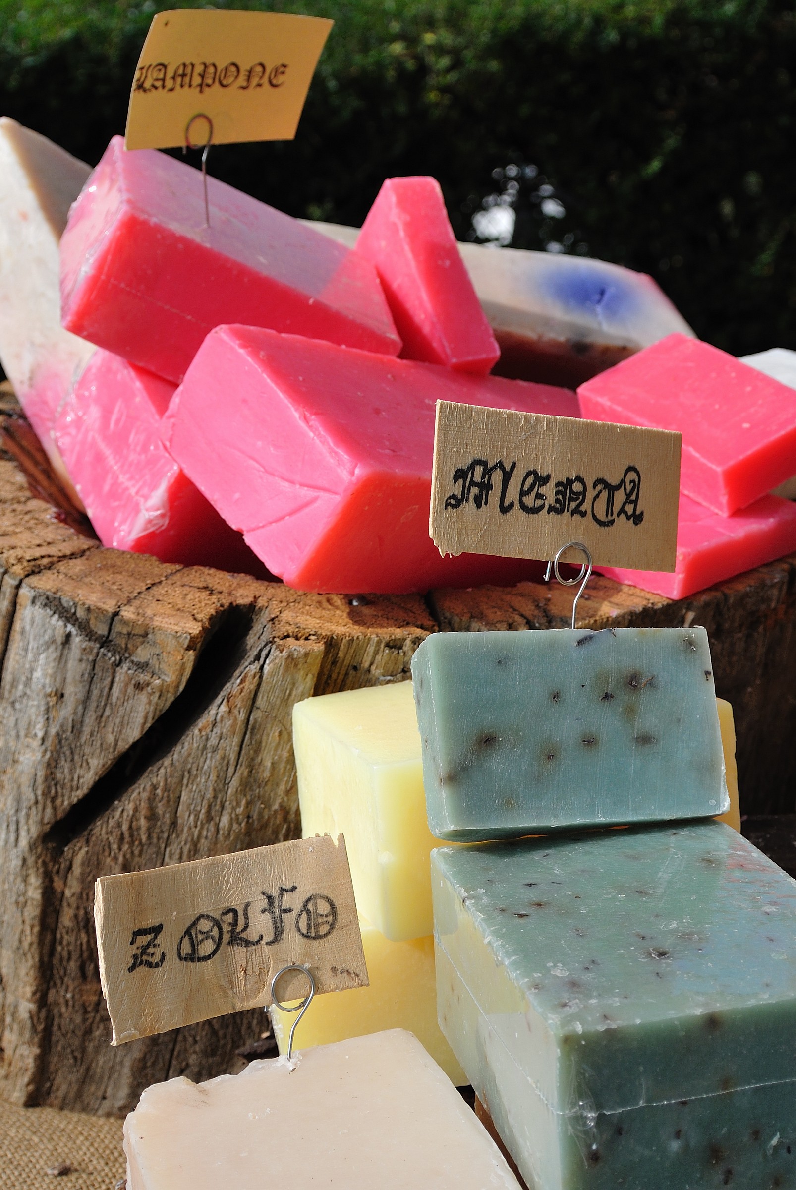 Soaps and colors ...
