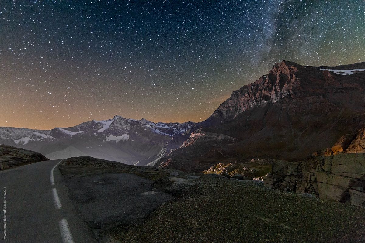 Guardando verso valle...