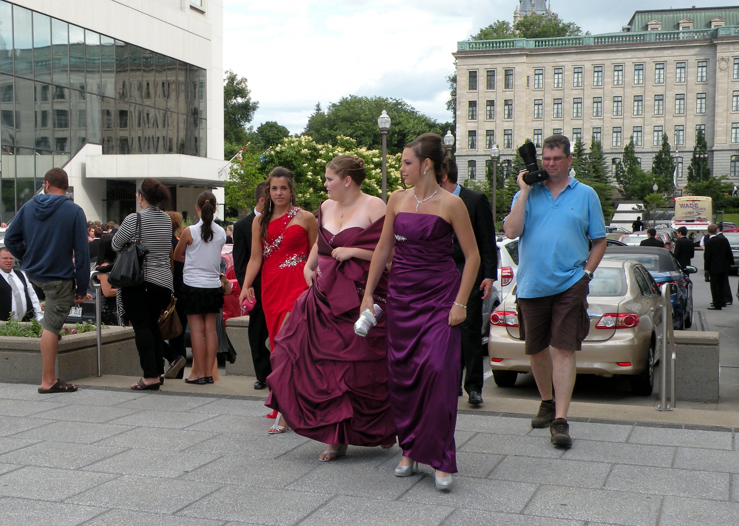We go to the debutante ball