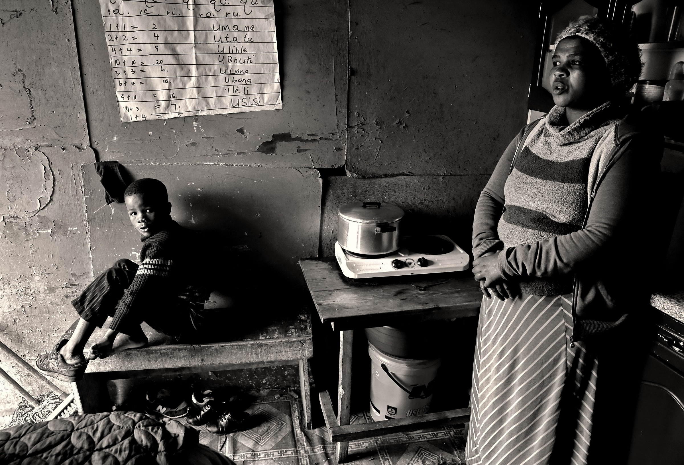 Langa township - in a shack