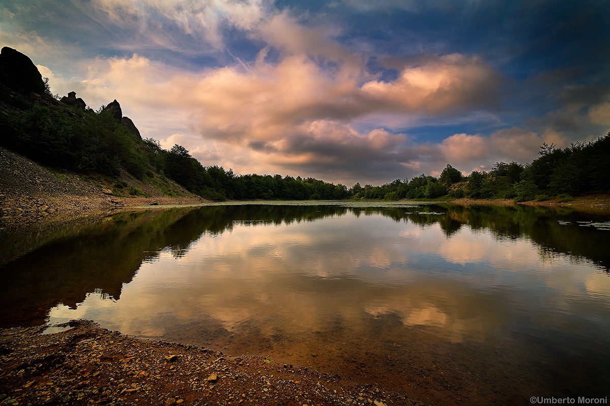 Bino lake at sunset
