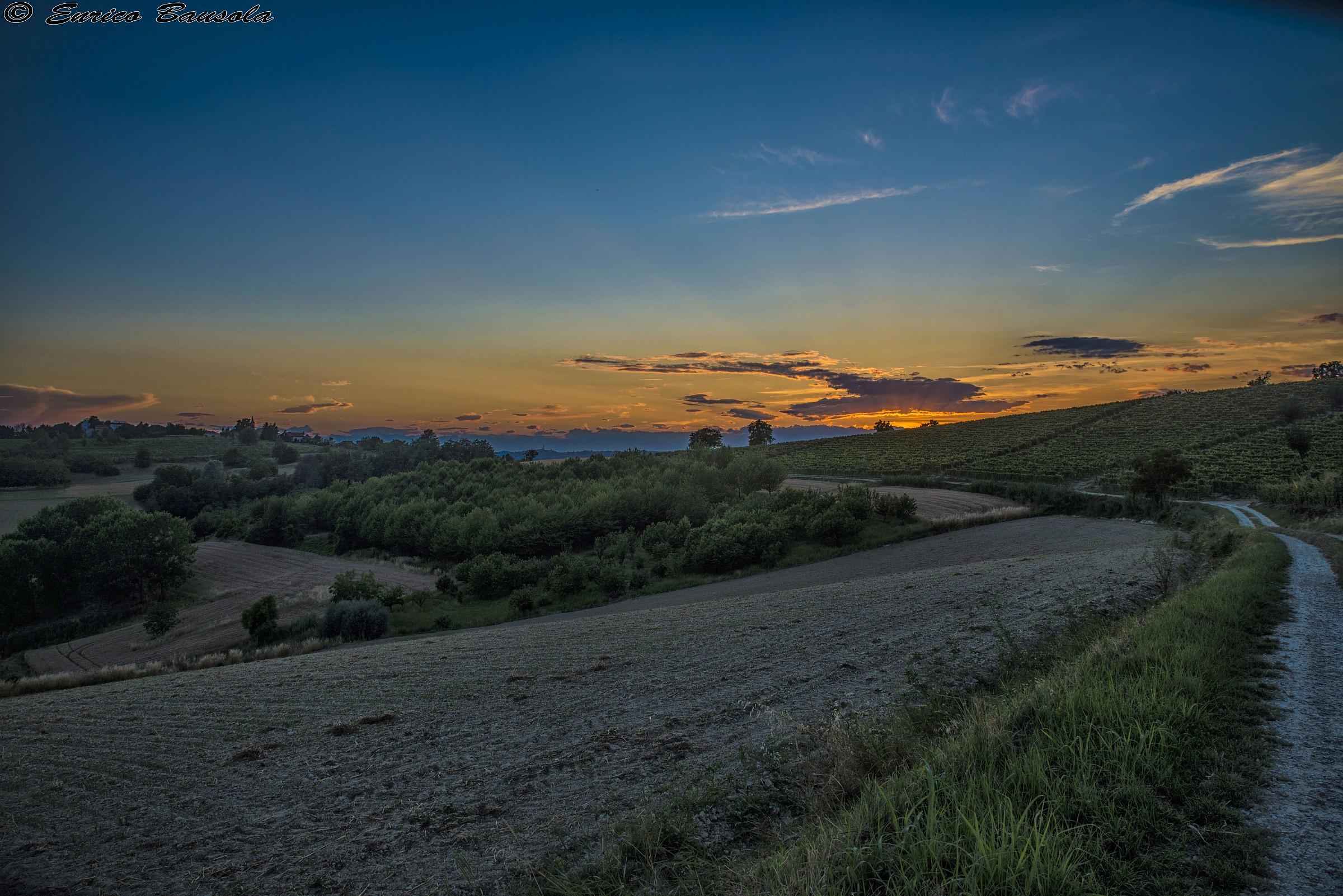 camminando a Isola Villa