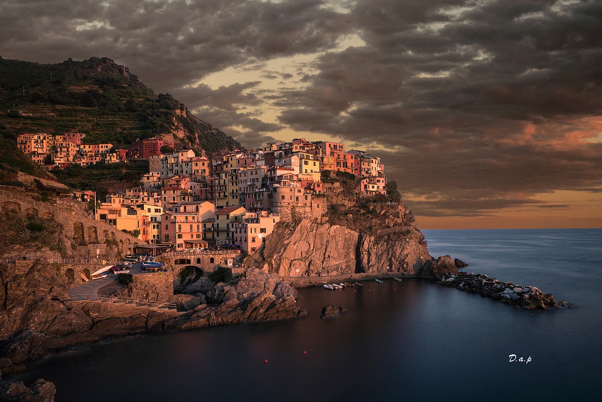 Manarola at end of day