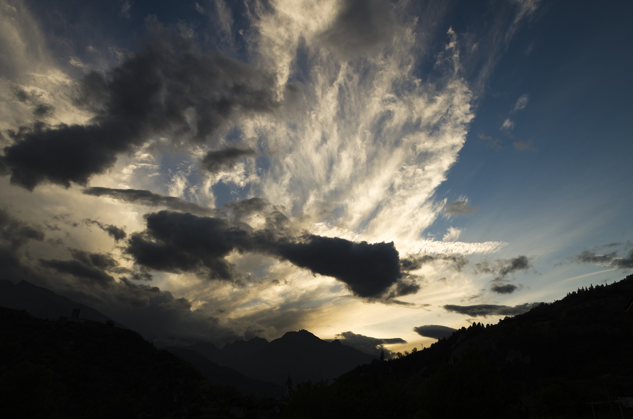 Il monte Bianco ed il........nero