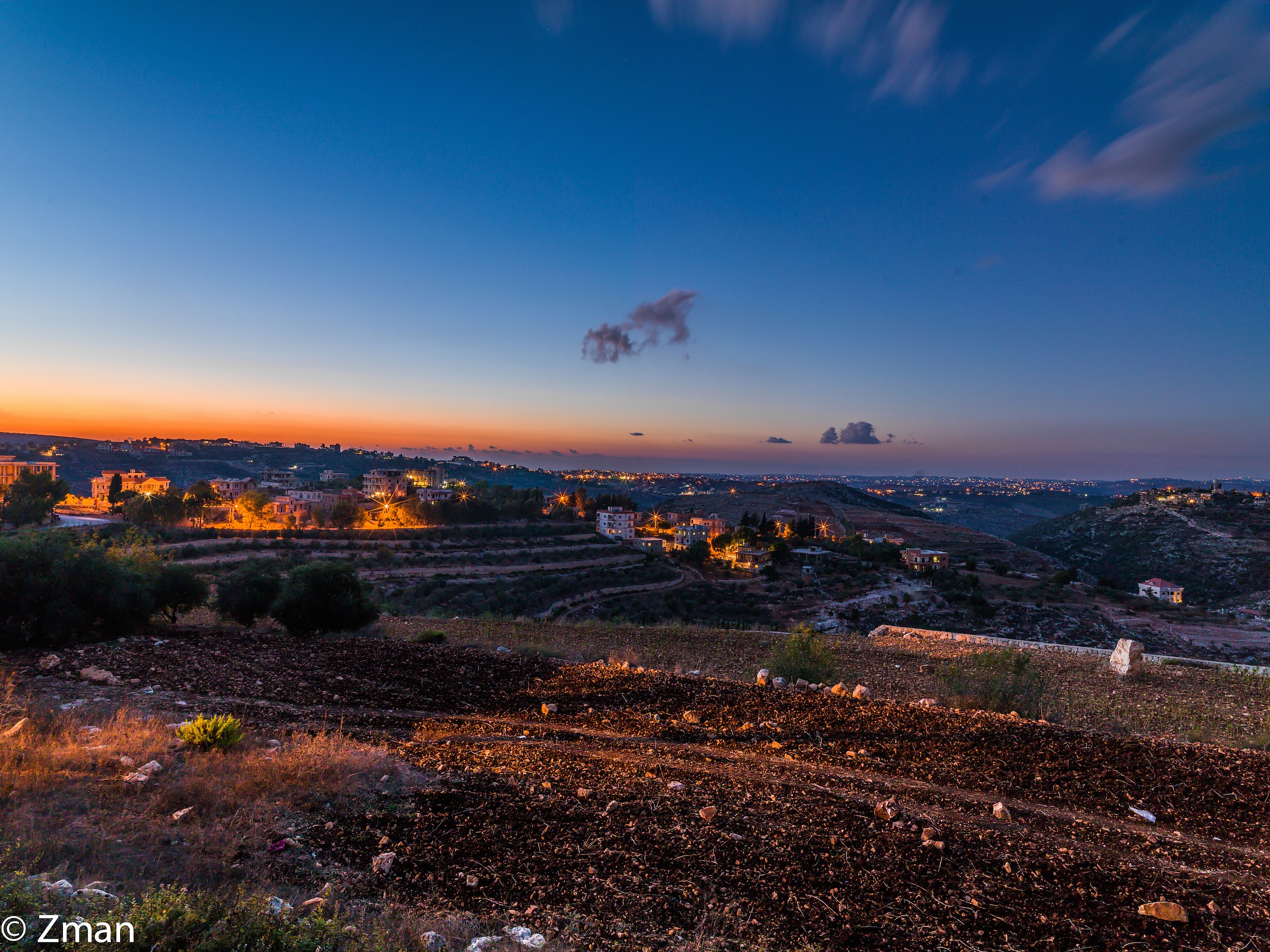 Notte Coming Down On The Hills