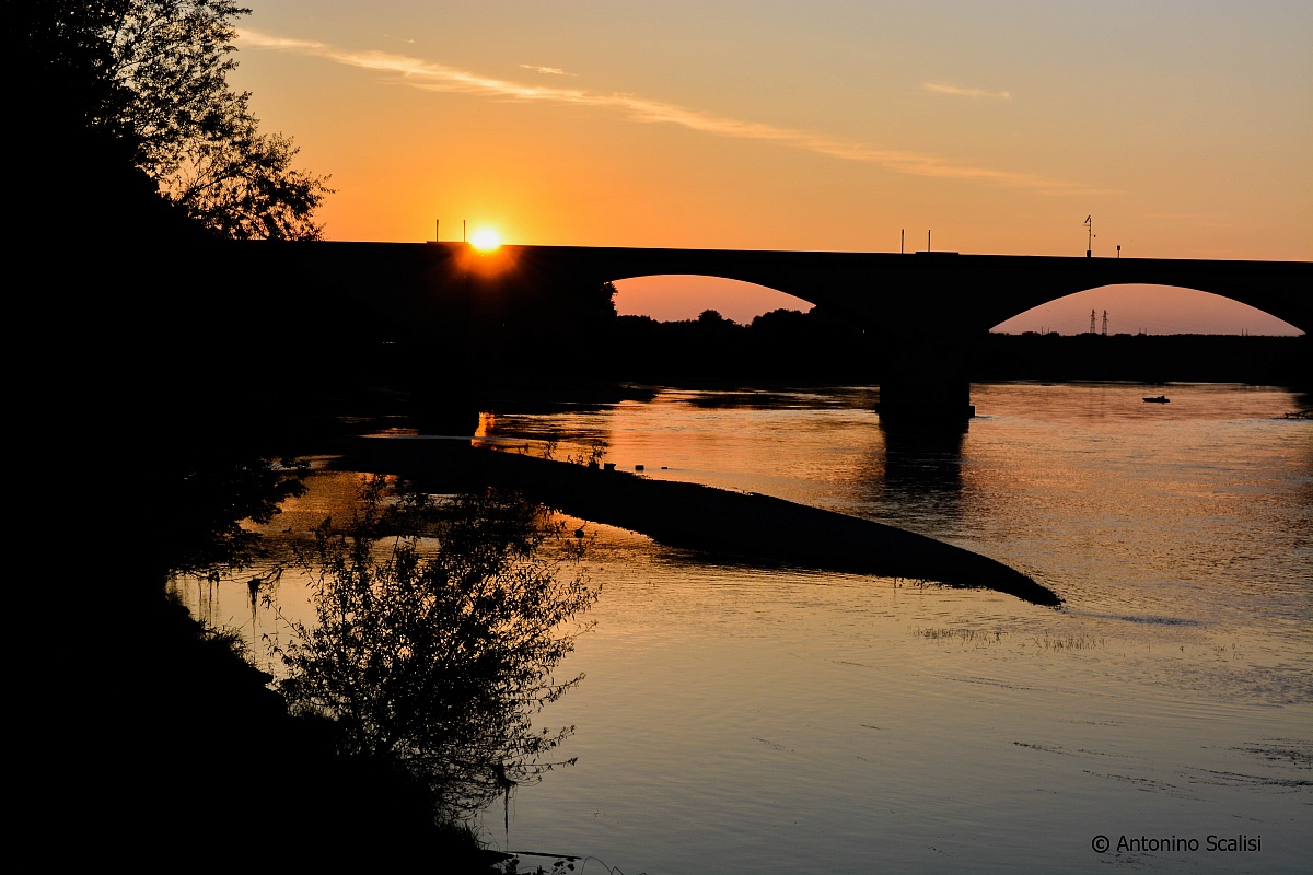Tramonto sul Ticino
