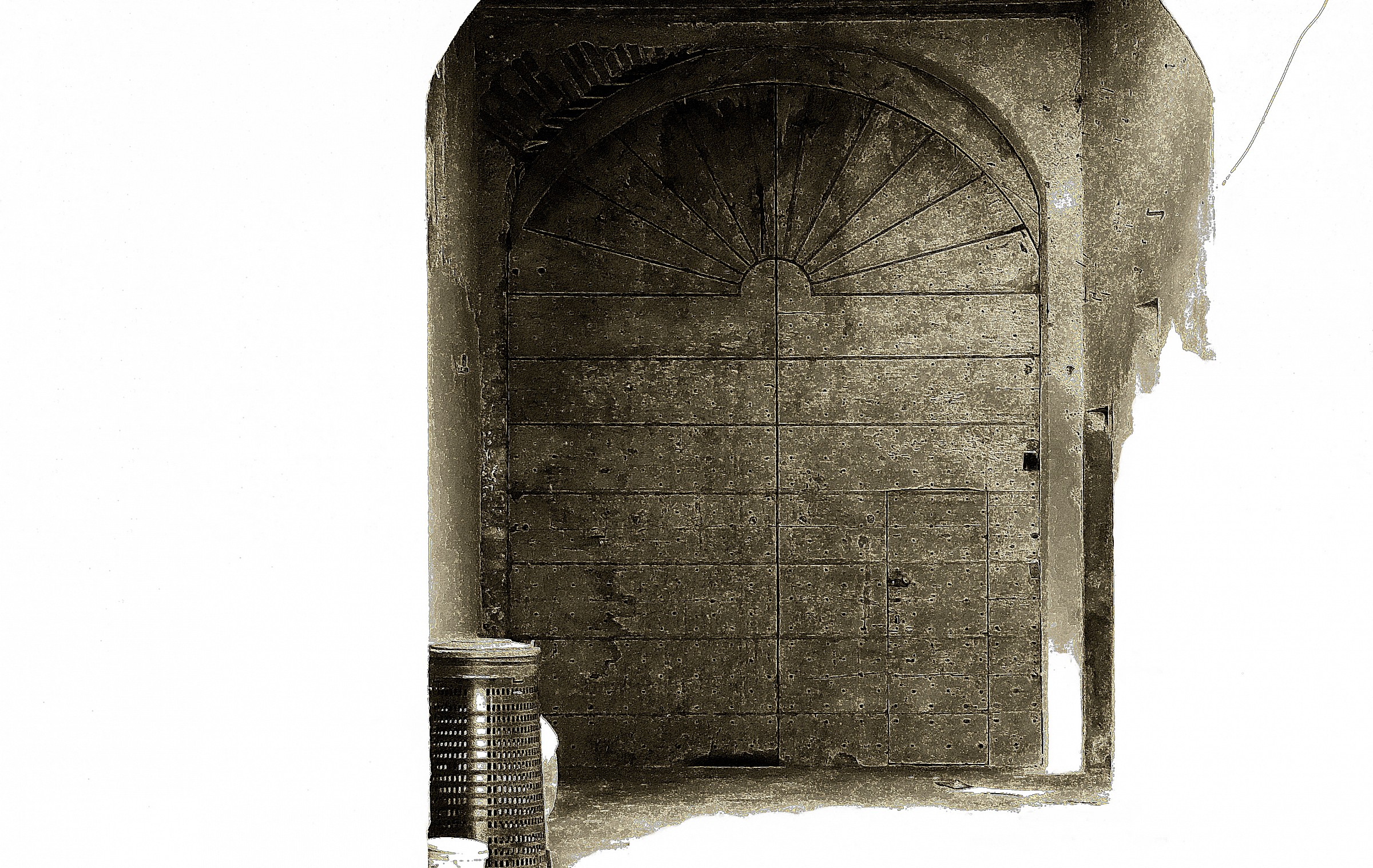 Depositare i rifiuti prima di entrare...