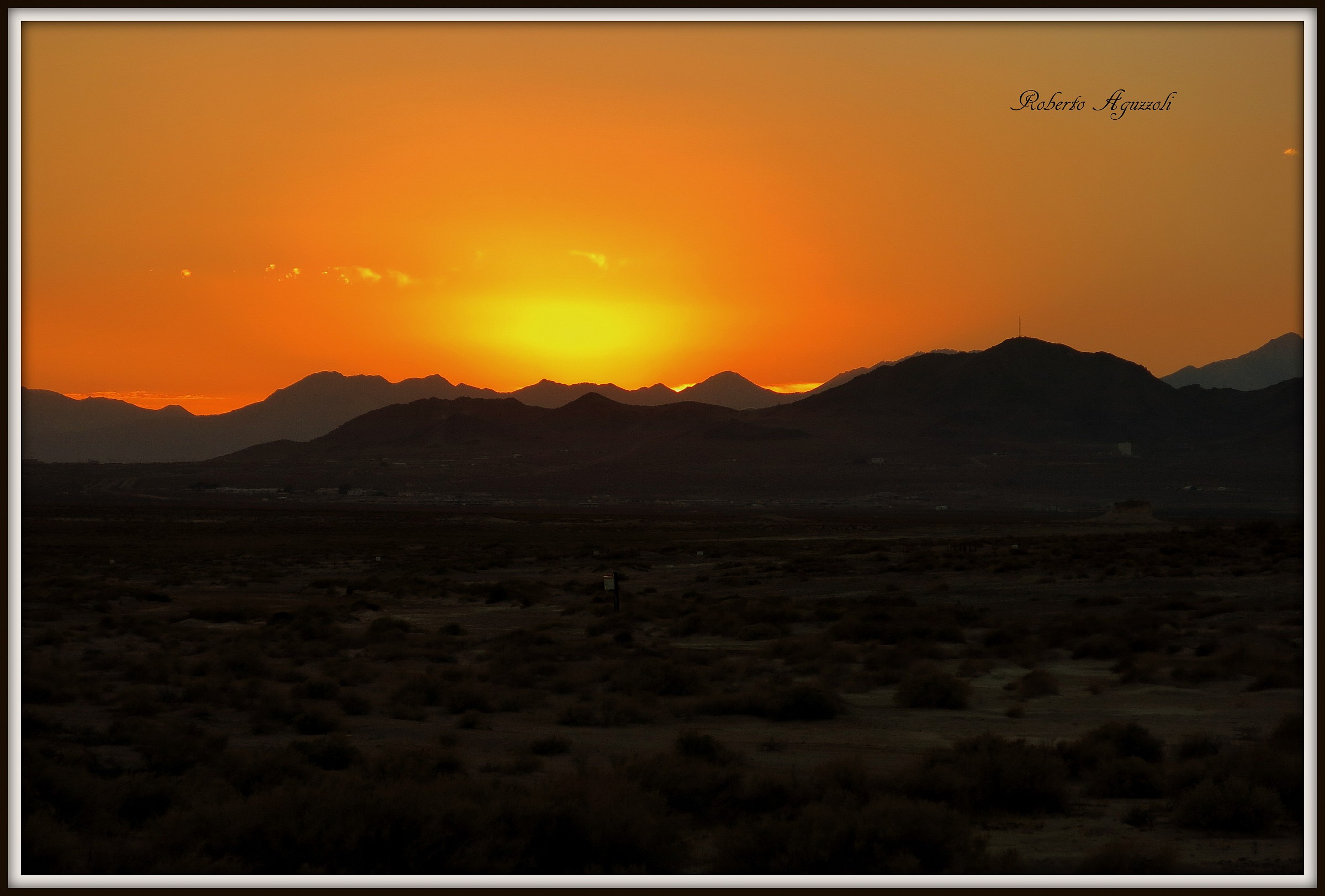 Sunset in Death Valley
