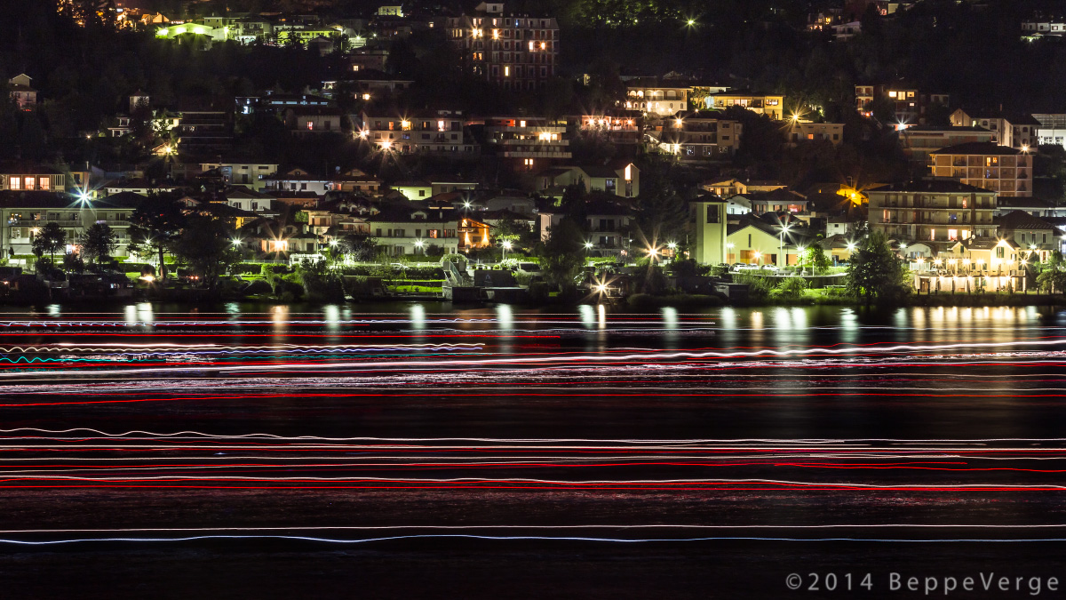 Passing boats on the lake