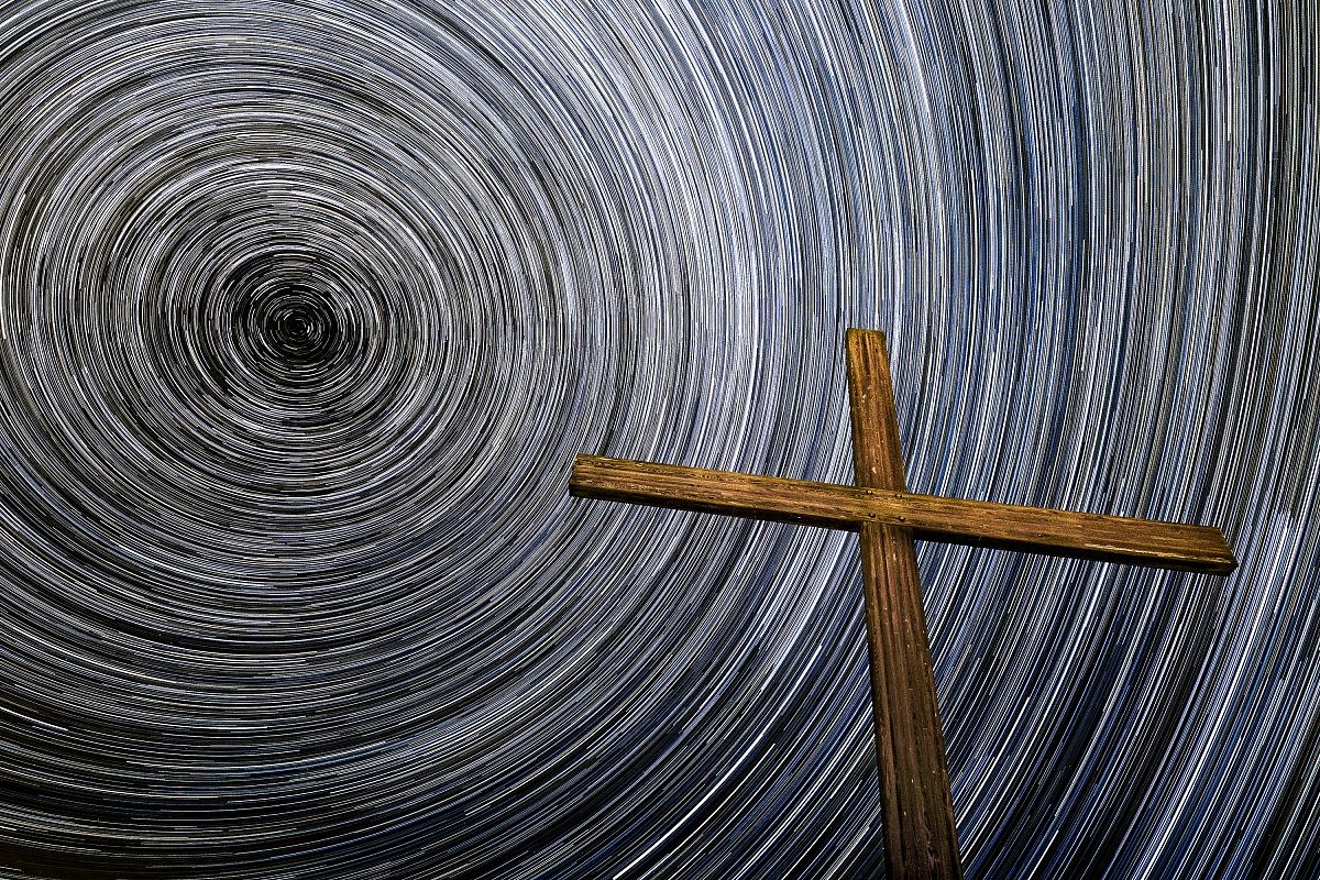Startrails - La Croce della Sambuca