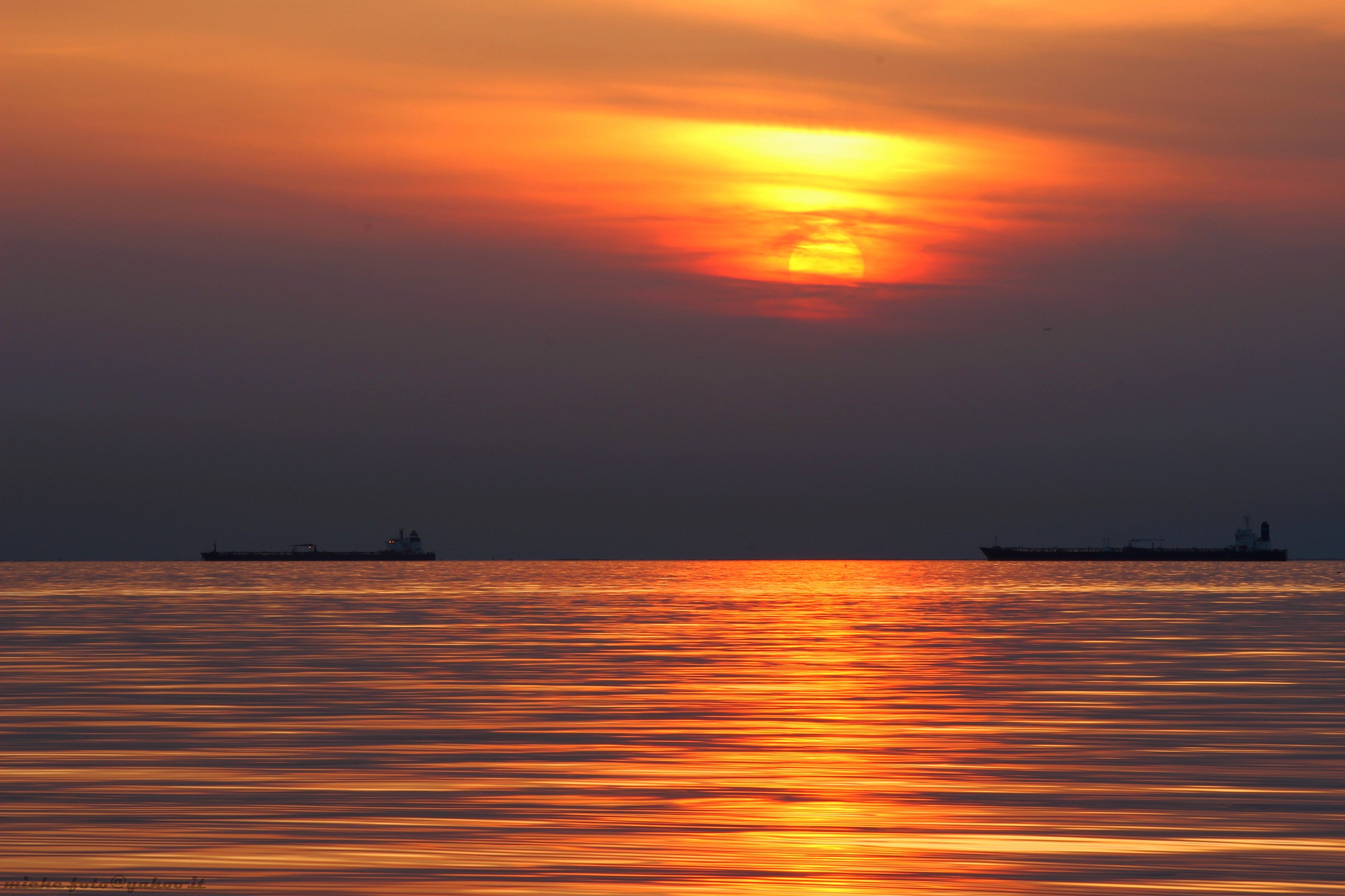 Trieste - Sunset from the Molo Audace