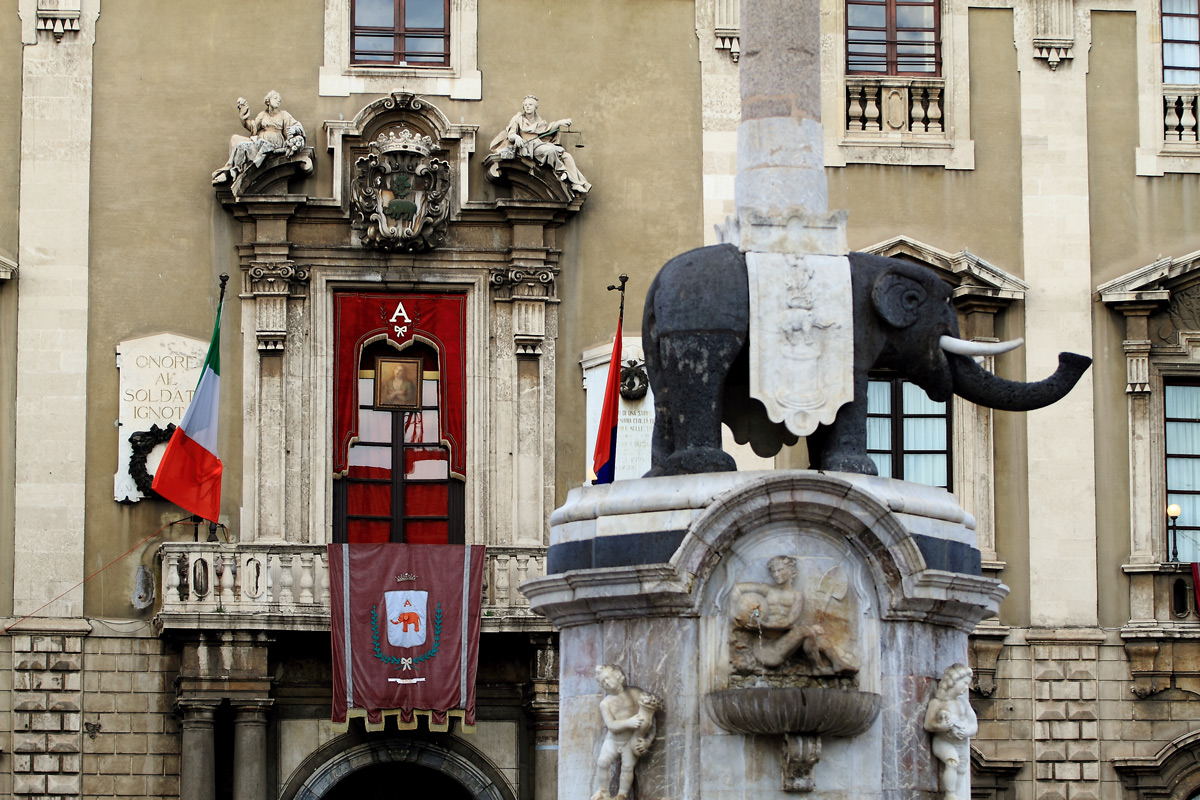 The symbols of Catania