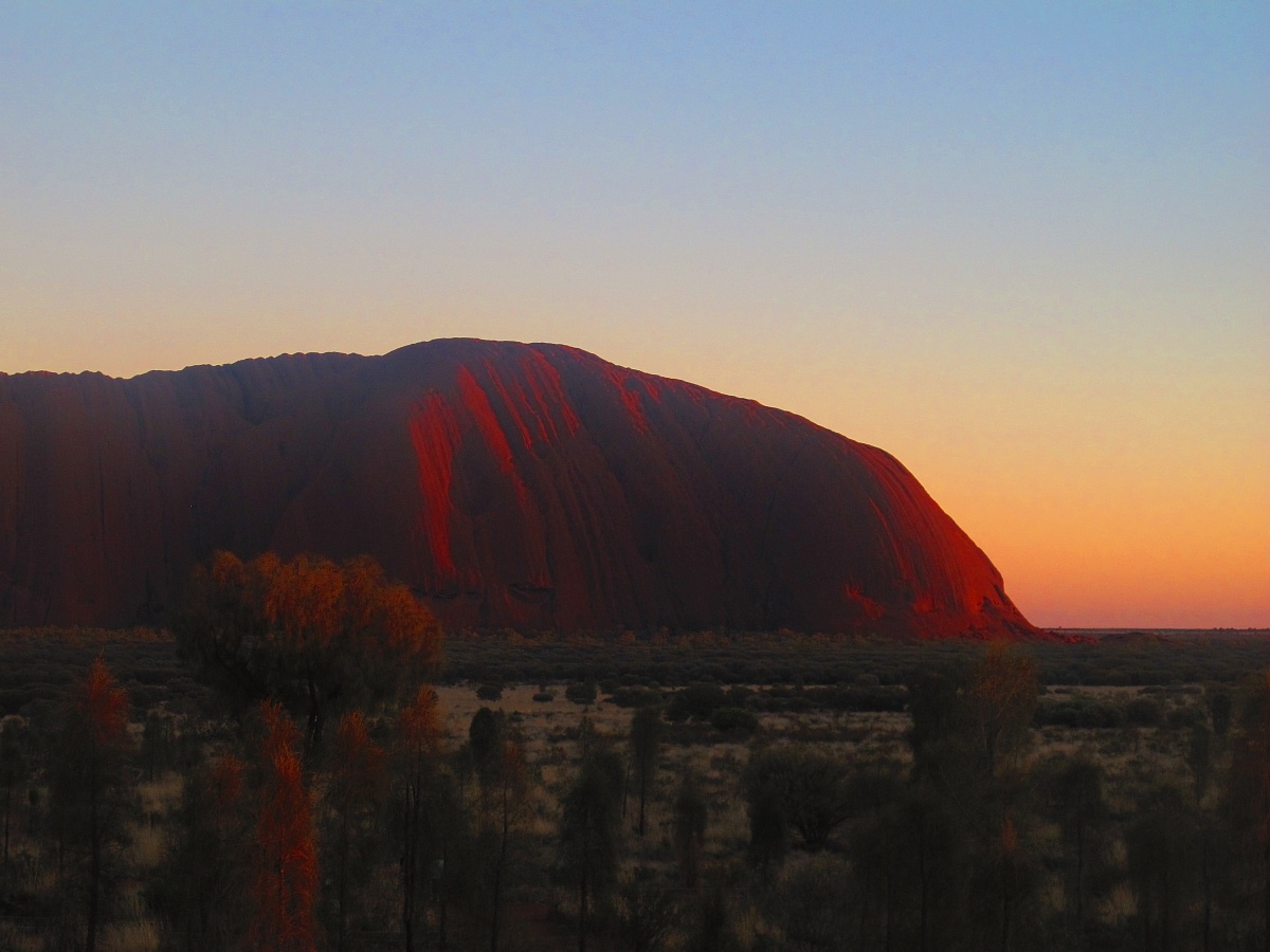 Uluru at sunrise