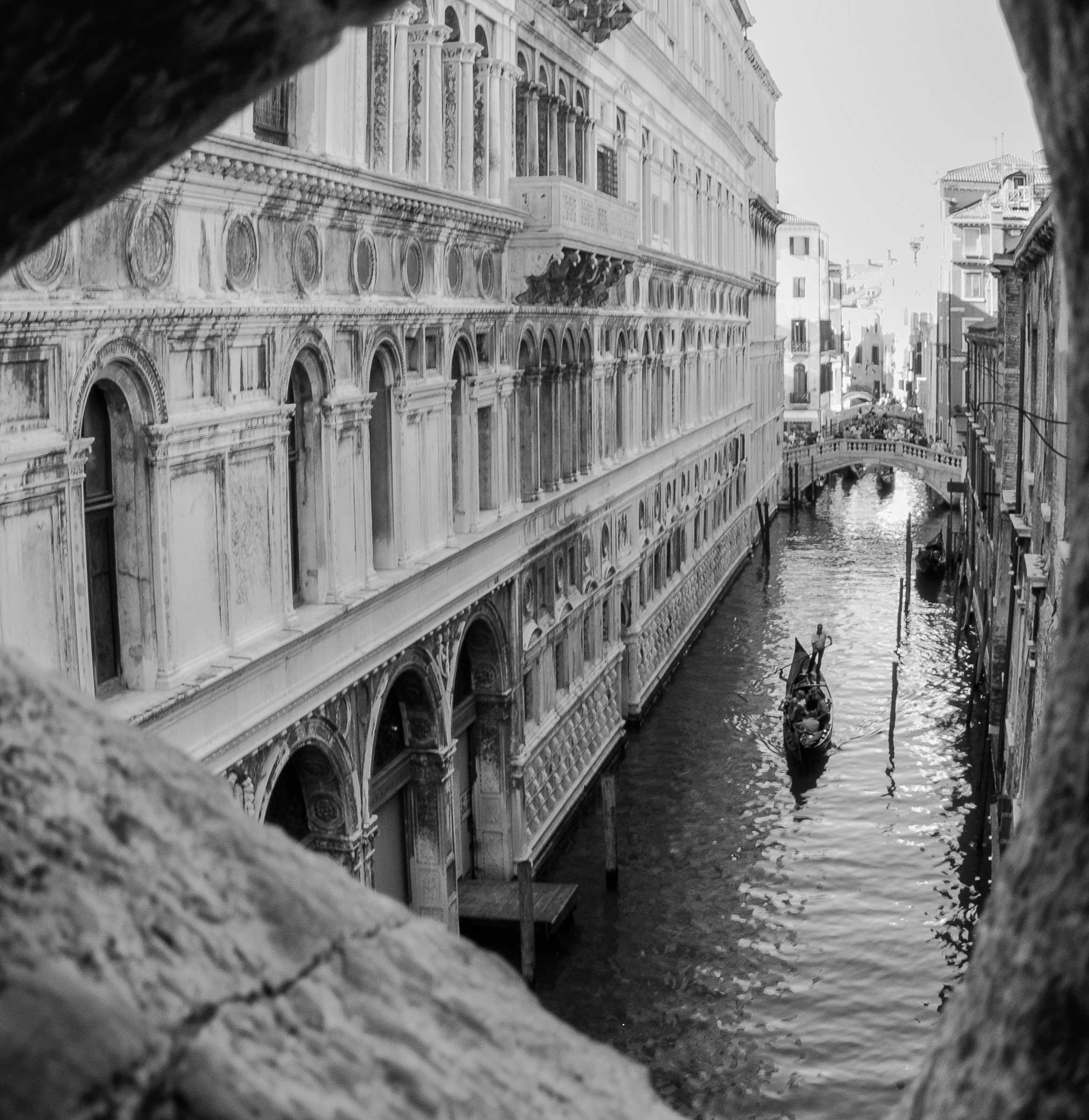 View from the prisons of the Doge's Palace - Venice