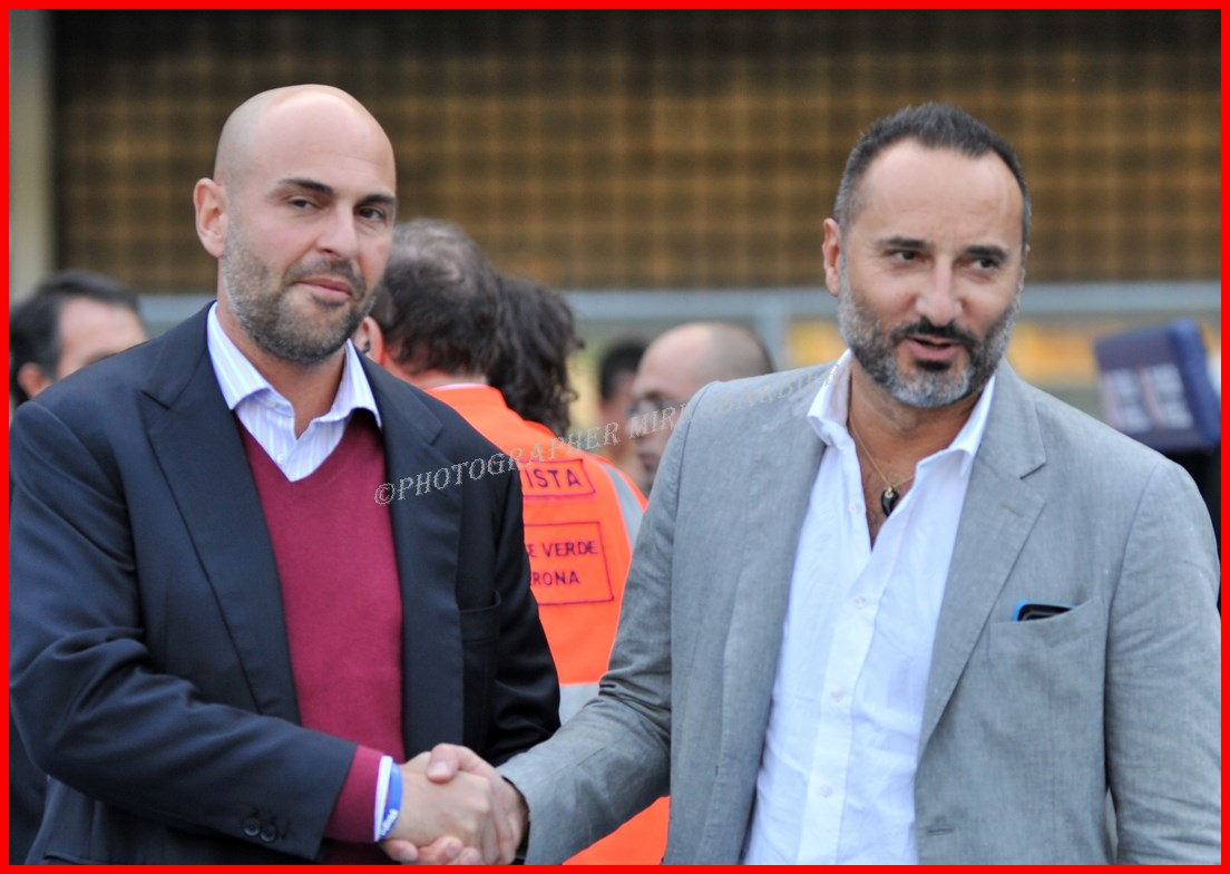 Presidente Hellas Verona Setti con Giulini