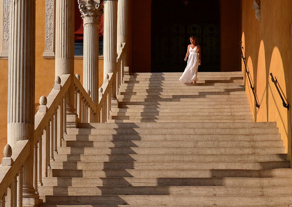 Staircase of the Palazzo Ducale in Ferrara