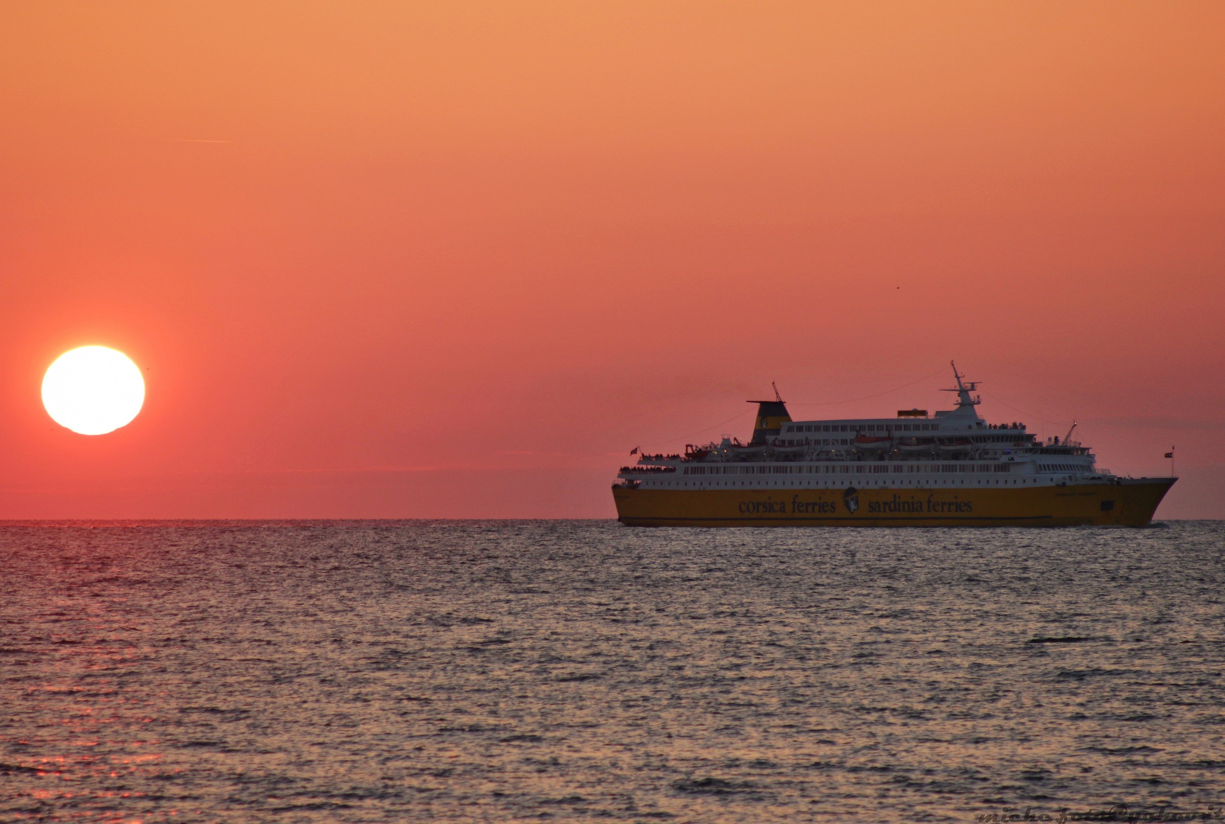 Livorno - Sunset on the sea