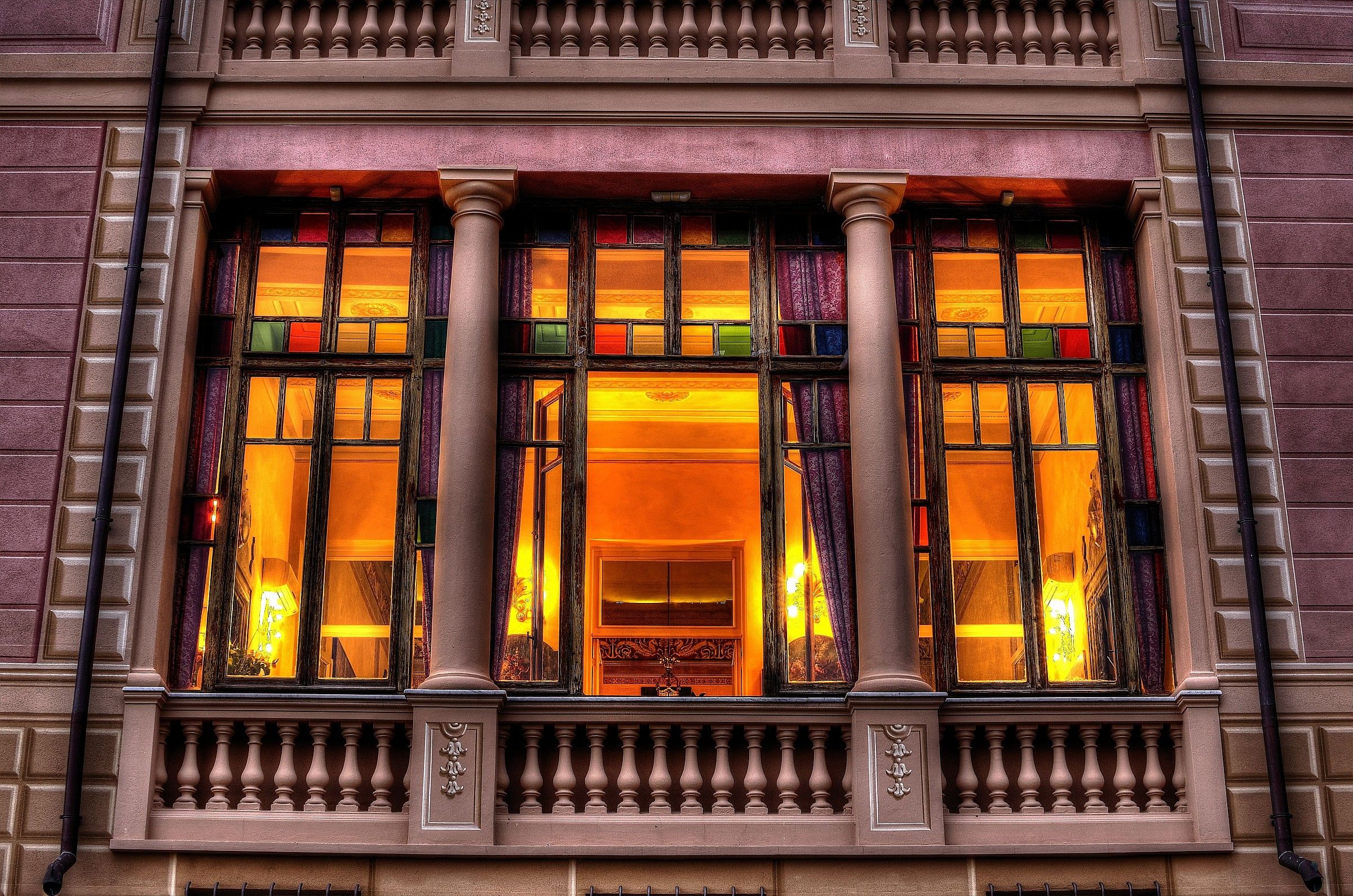 Sestri Levante palace window