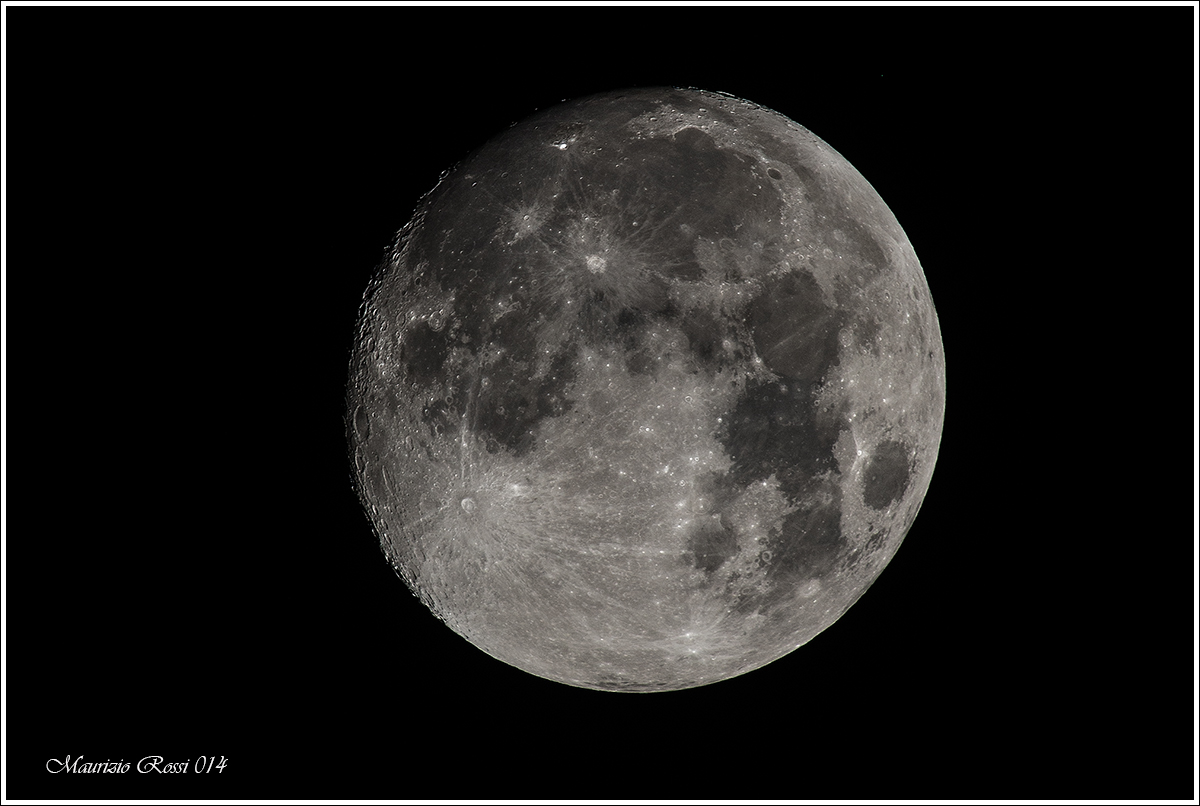 La luna del 06 Ottobre 2014