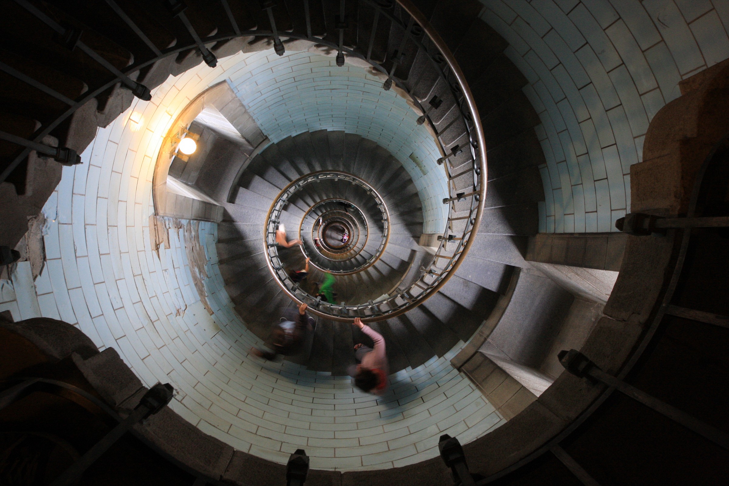Interno del faro di Eckmuhl - Bretagna - Finestere