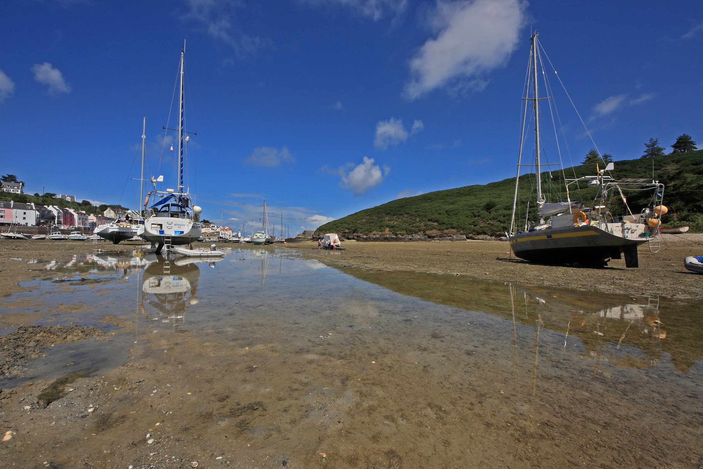 Low Tide - Port of Sauzon - Belle Ile en Mer -