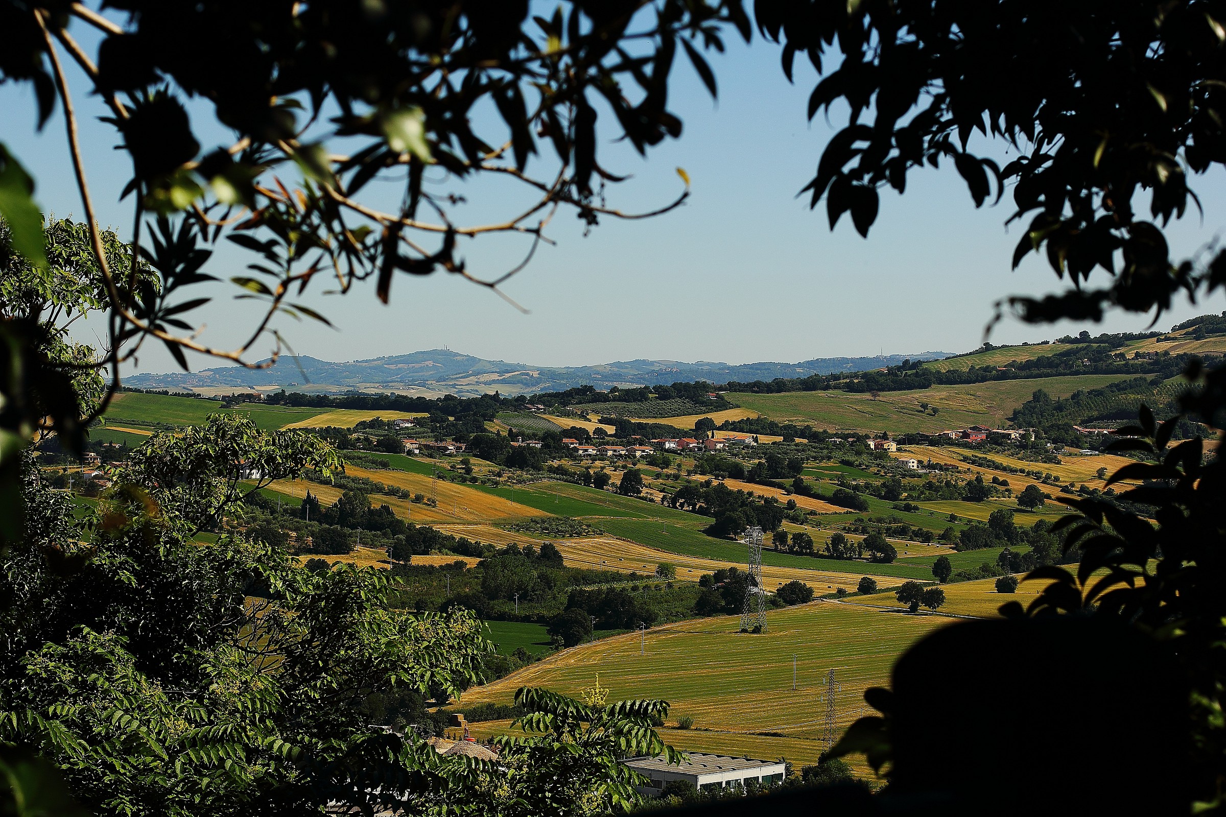 A view from the castle of Gradara