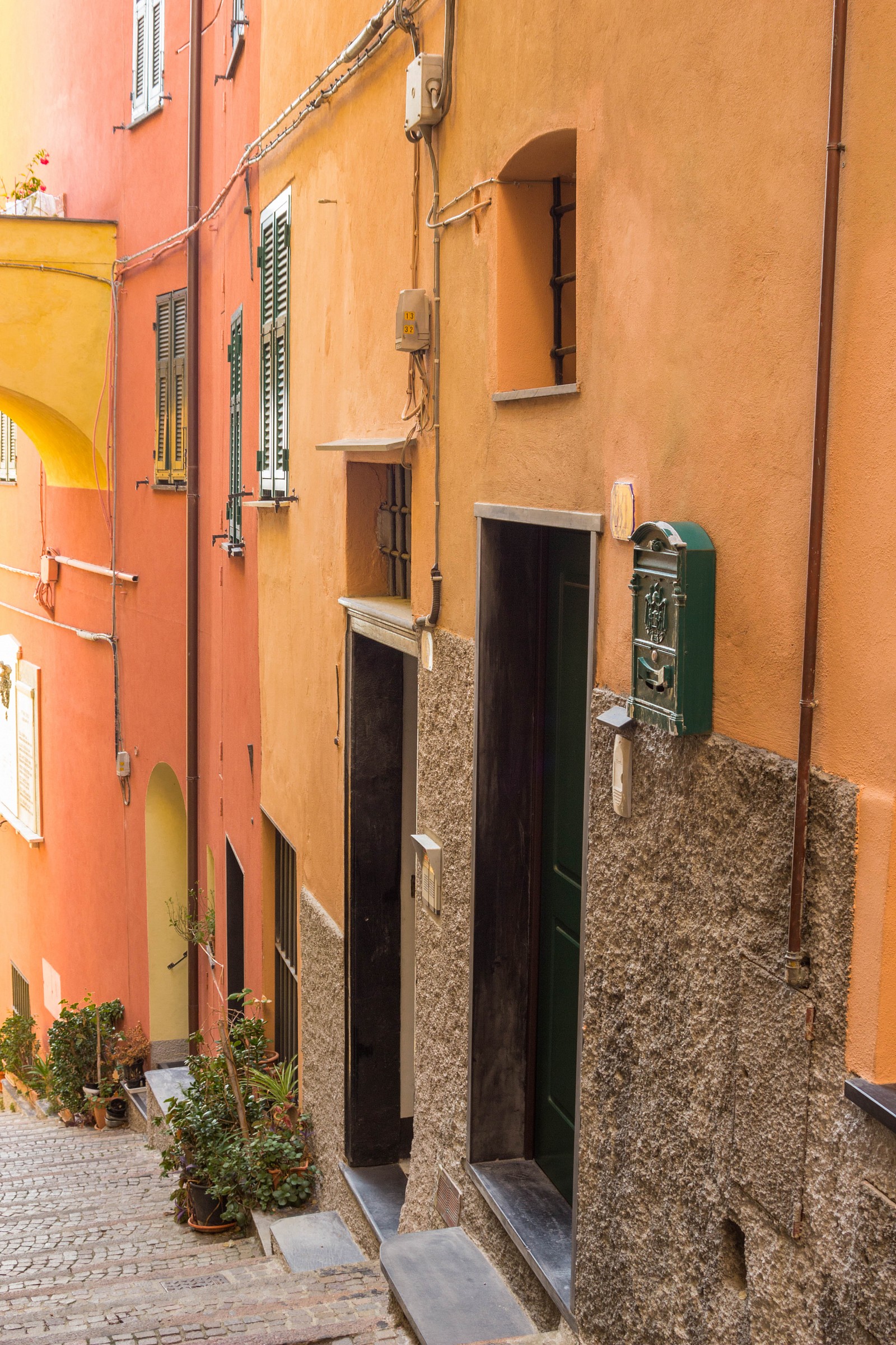 Adhering to the wall