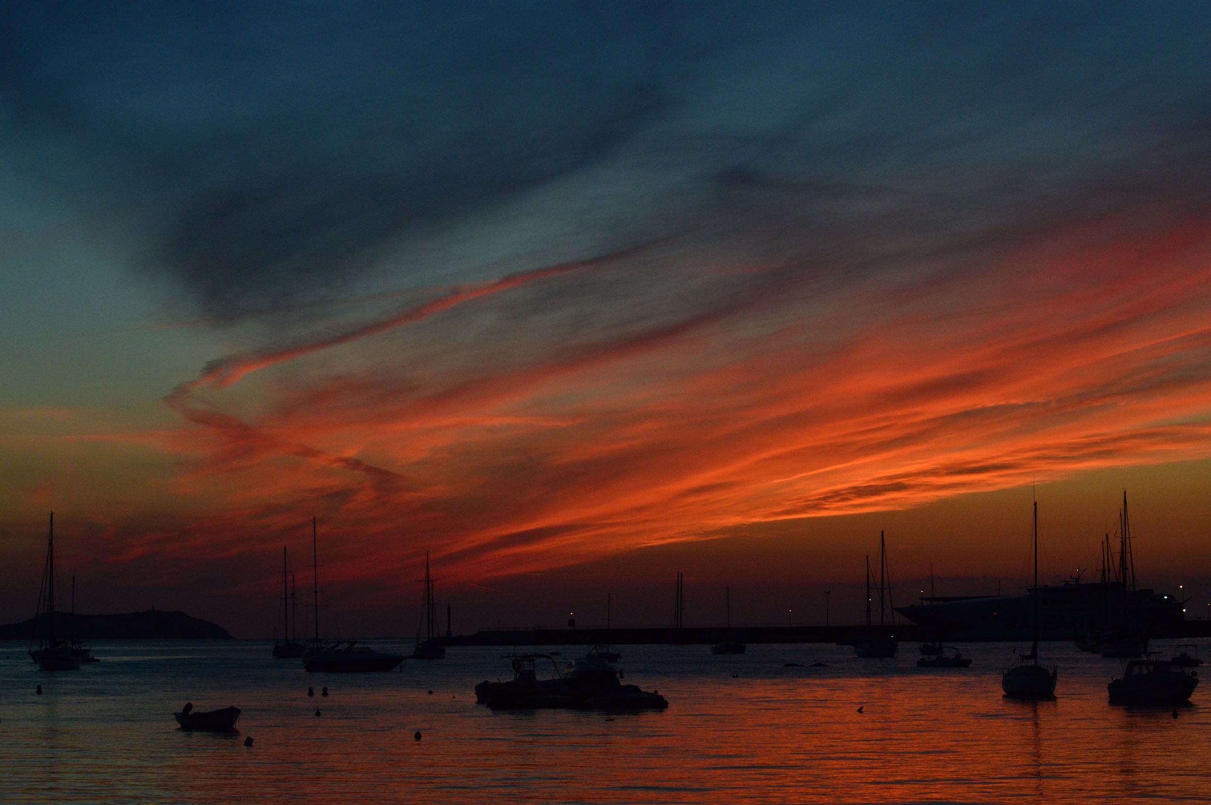 sunset in Ibiza
