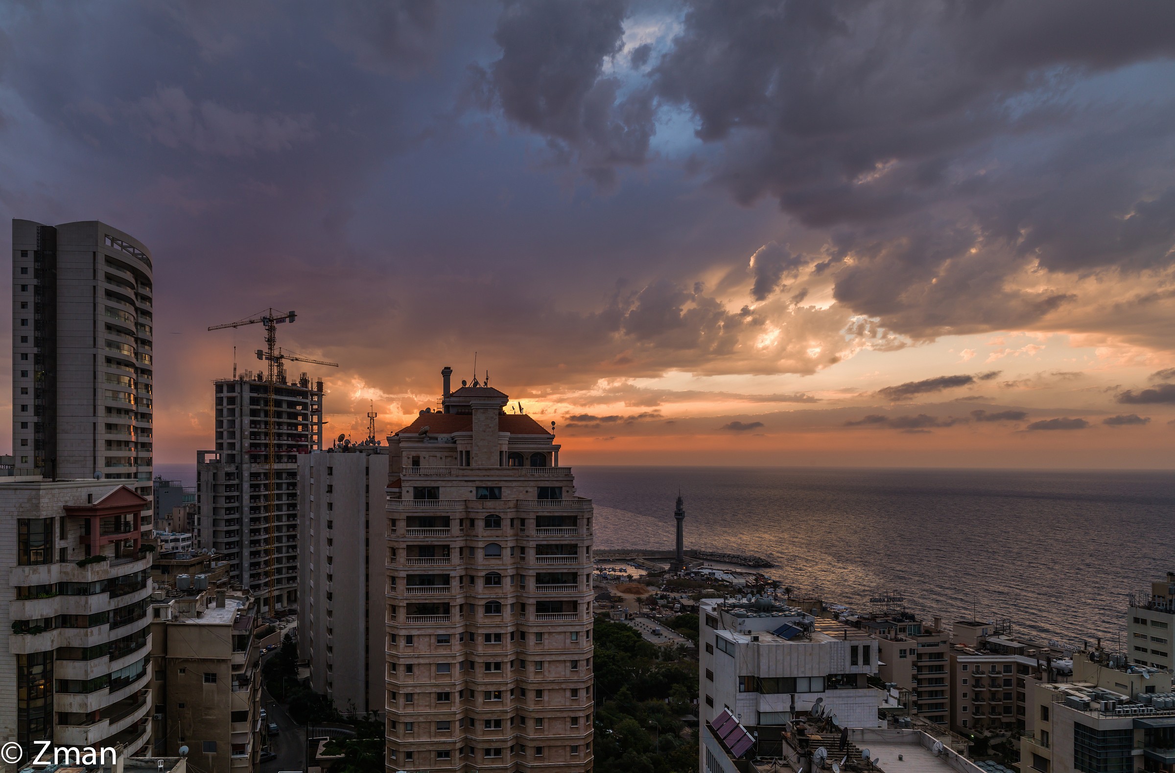 Ho dovuto girare questo Sunset from our Window