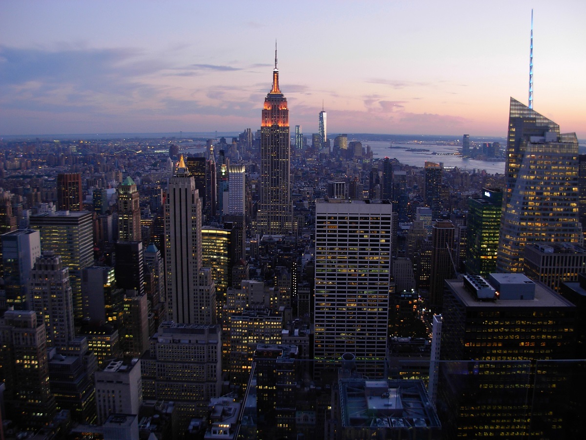 Manhattan al crepuscolo