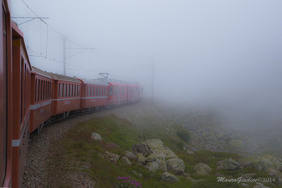 il trenino nella nebbia