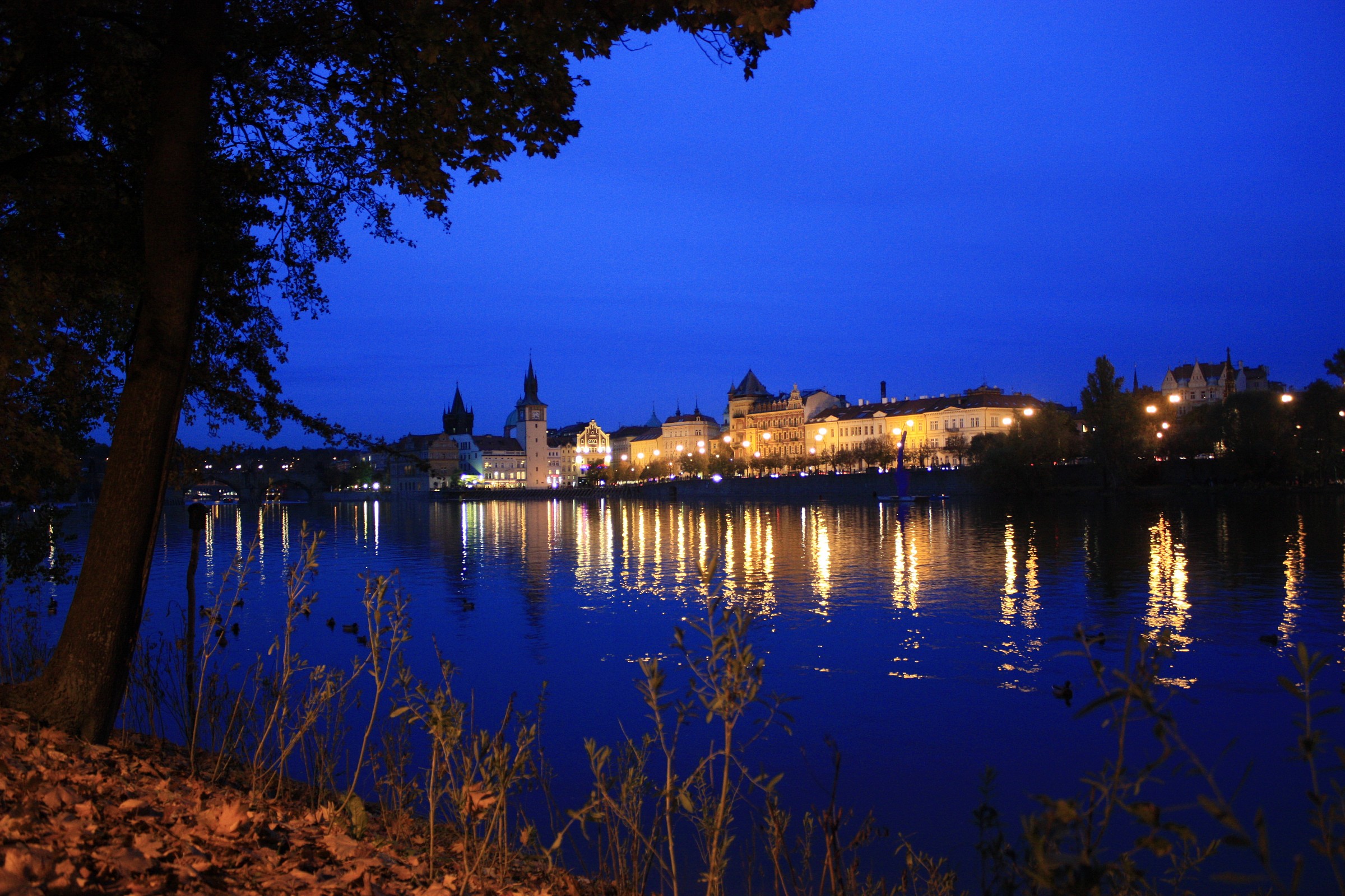 The blue hour in Prague