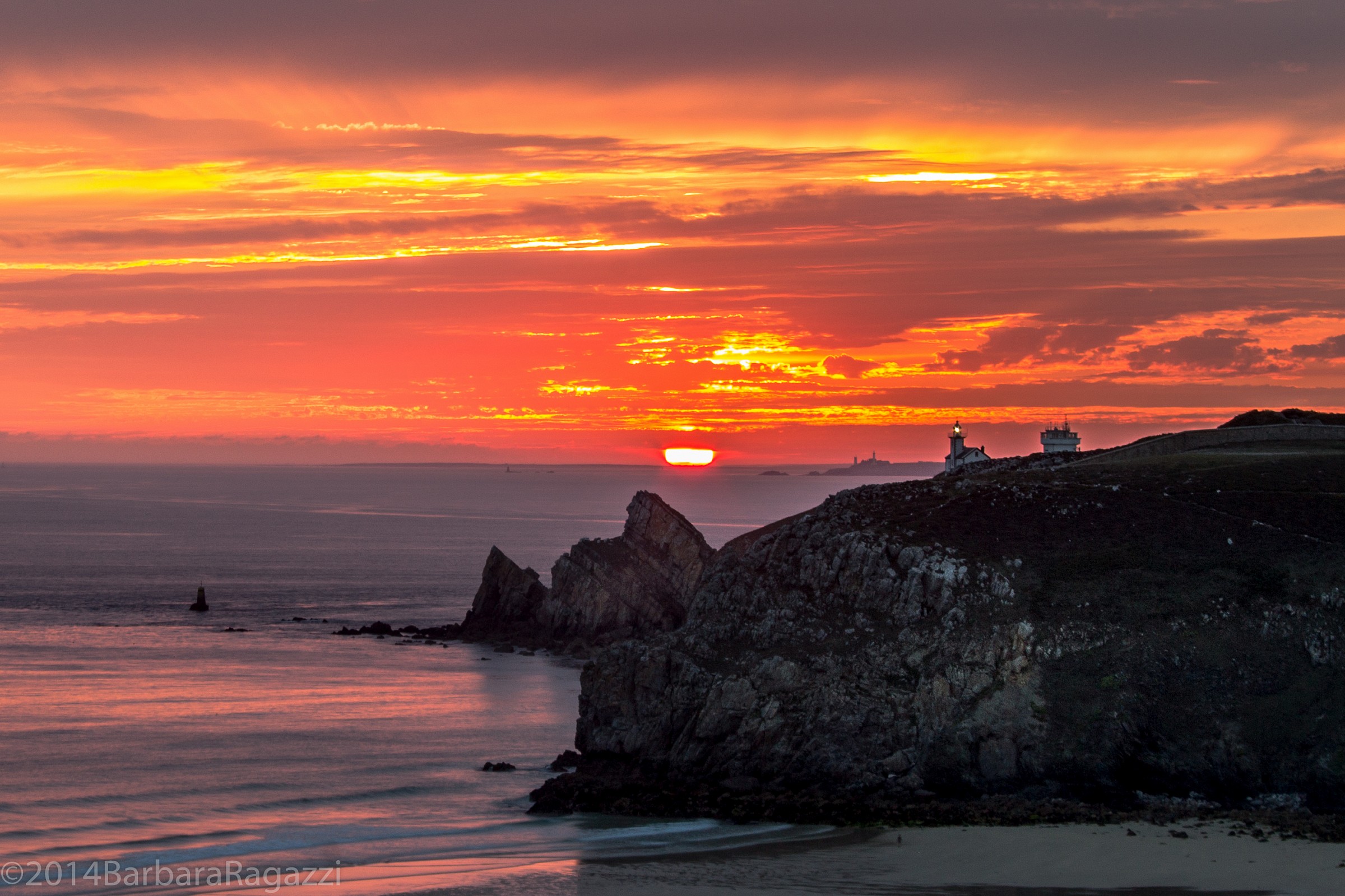 Sunset from Hanse de Pen Hat
